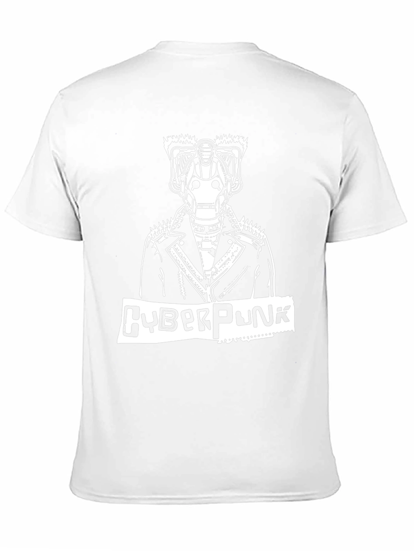 Cyberpunk Robot Graphic T-Shirt