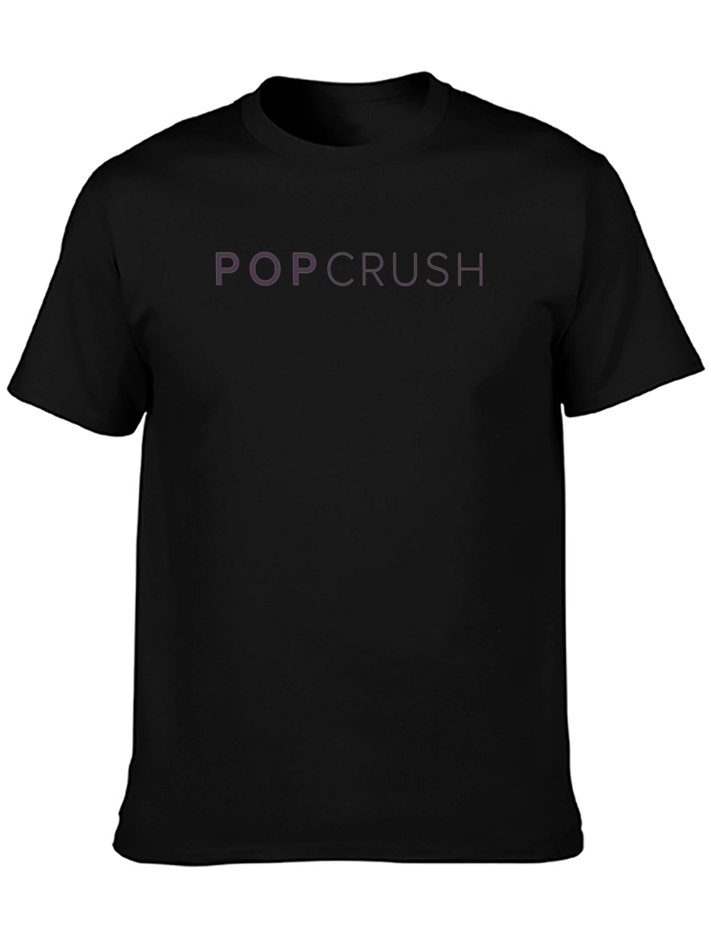 PopCrush Graphic Black Tee