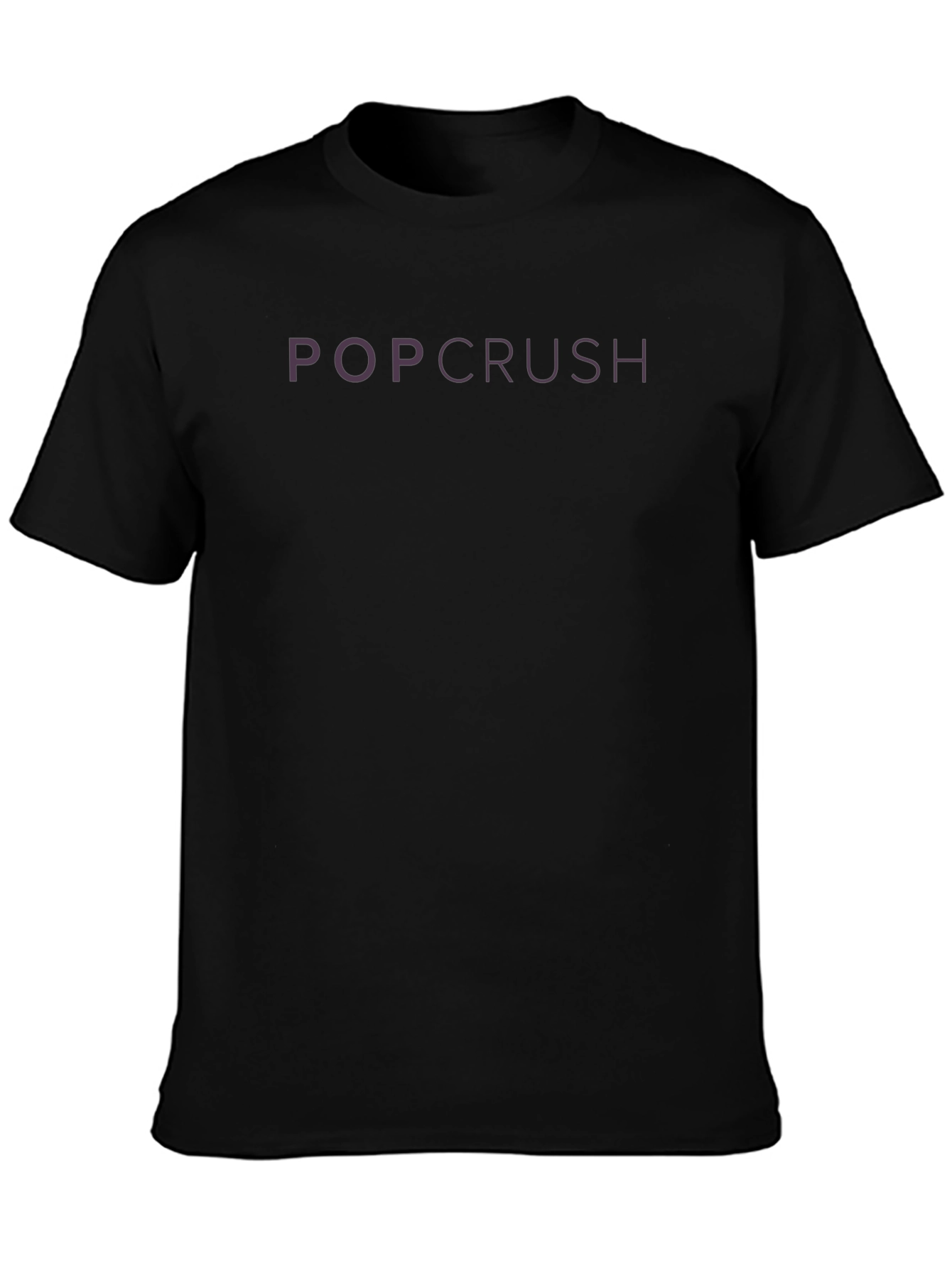 PopCrush Graphic Black Tee