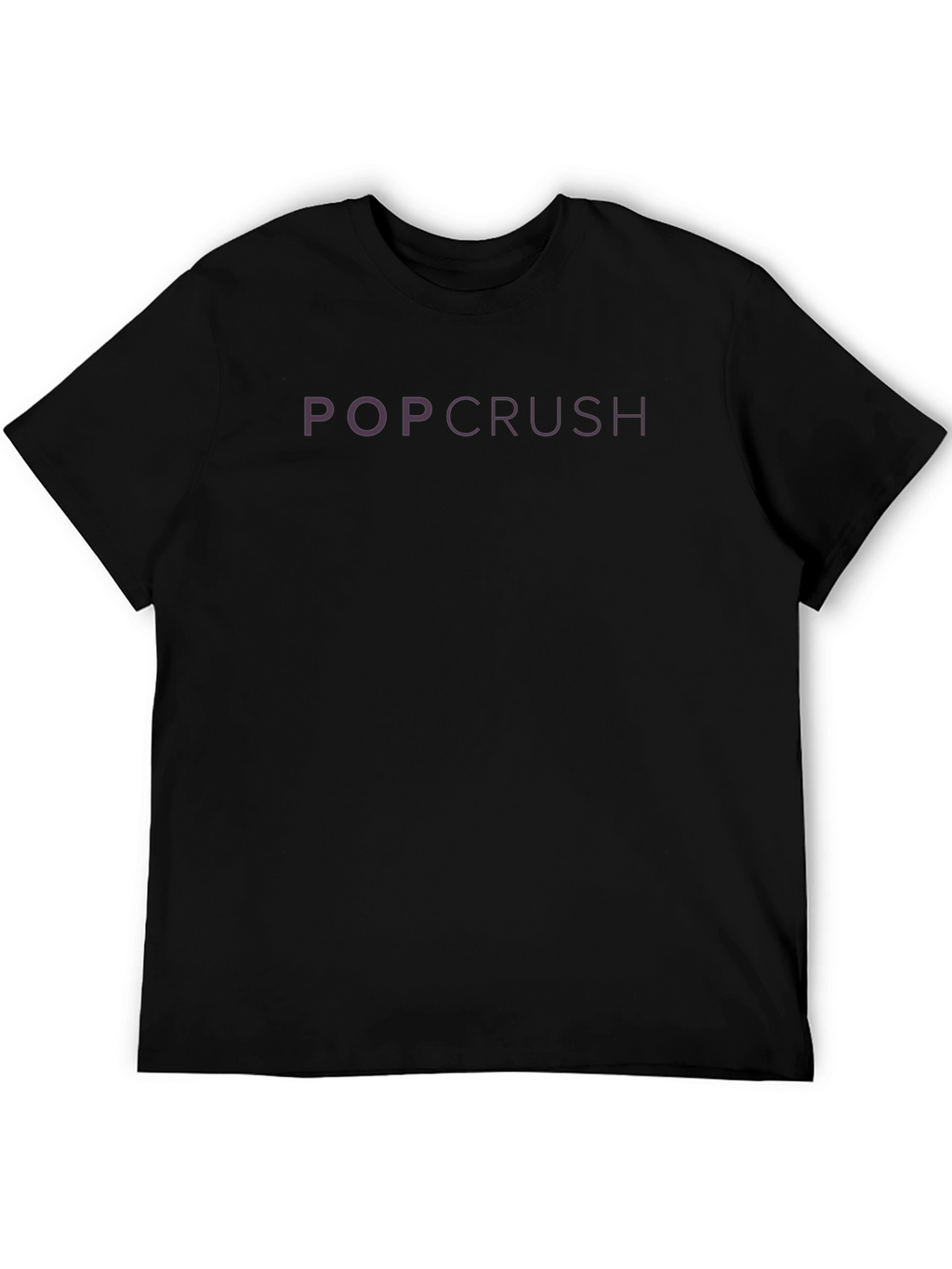 PopCrush Graphic Black Tee