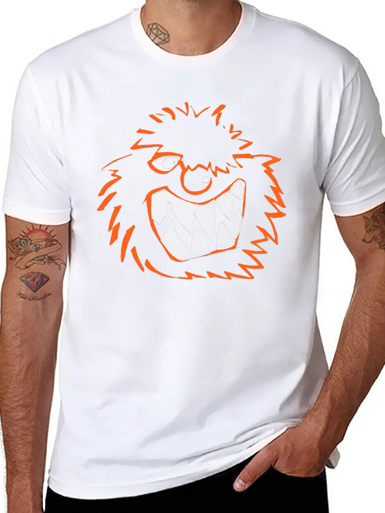 Monster Graphic Tee - Black T-Shirt