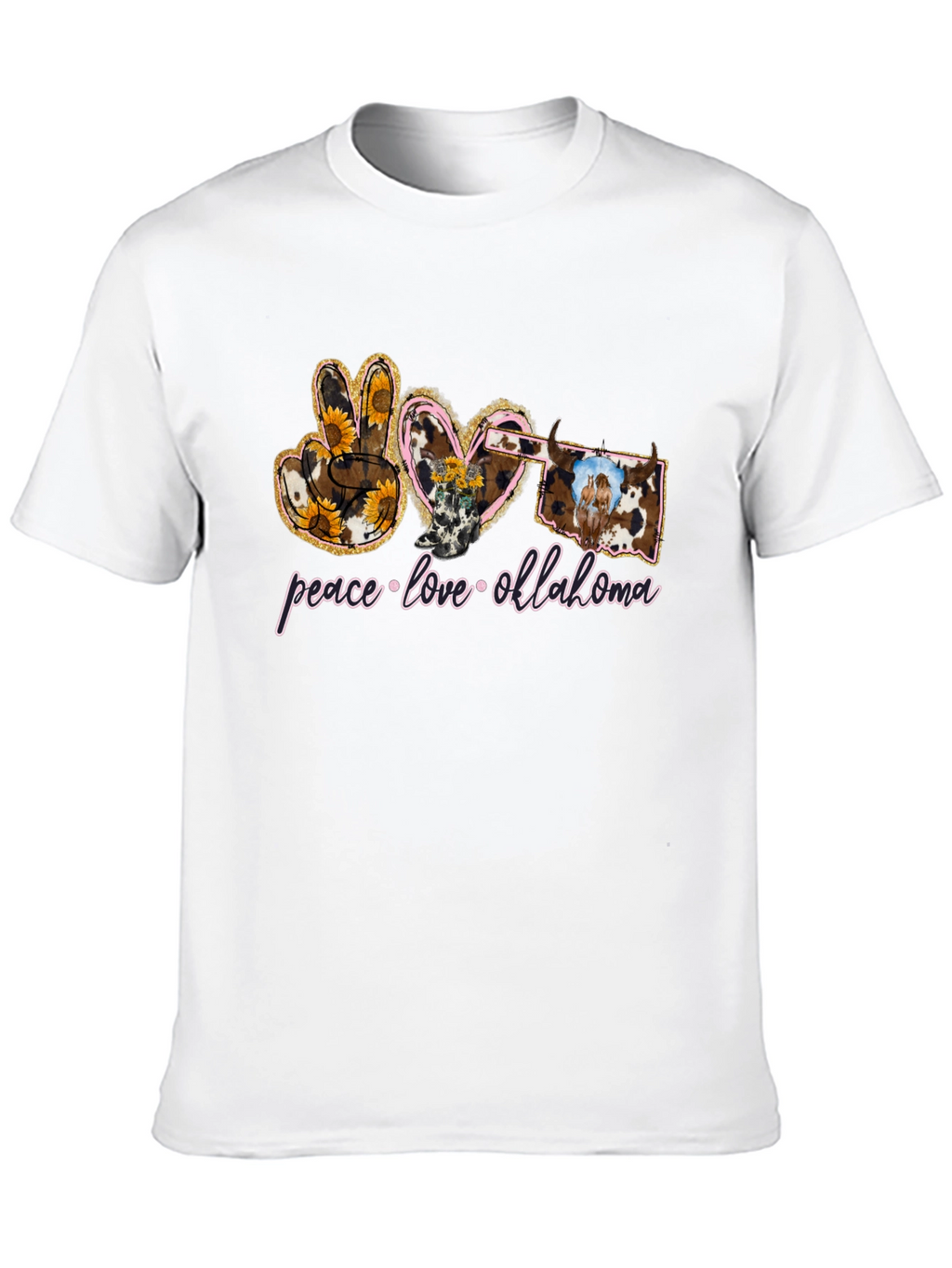 Peace Love Oklahoma T-Shirt