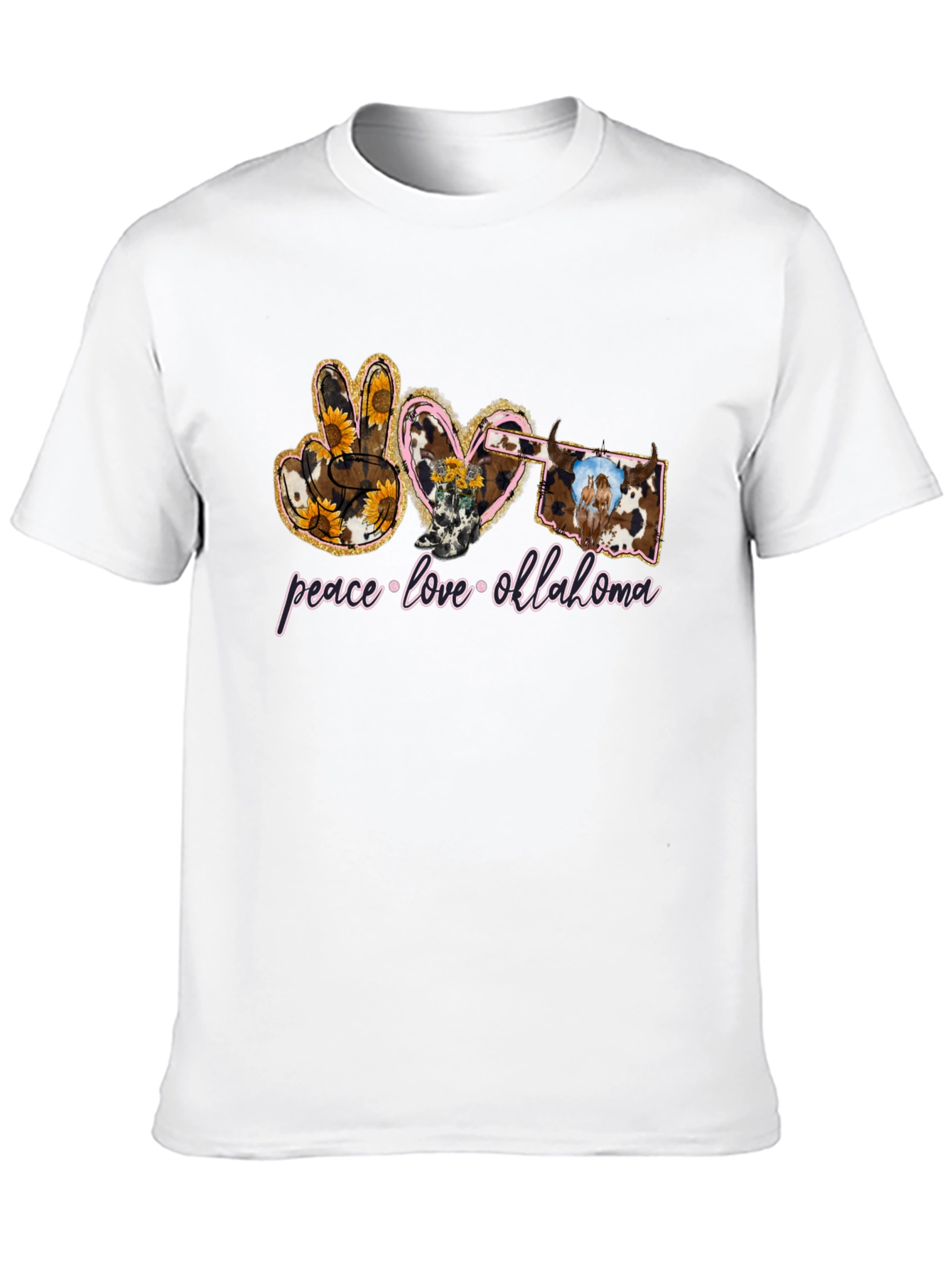 Peace Love Oklahoma T-Shirt