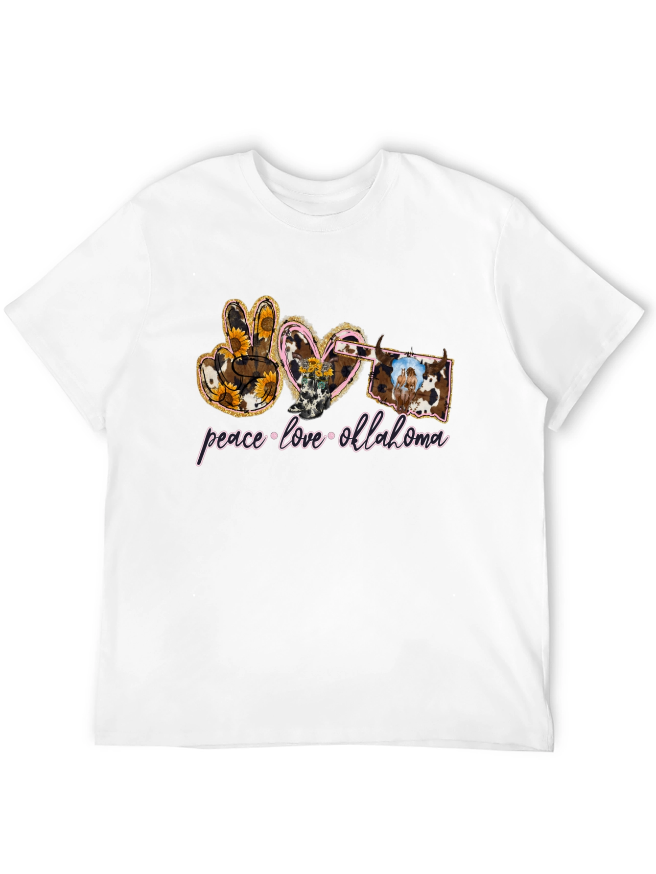 Peace Love Oklahoma T-Shirt