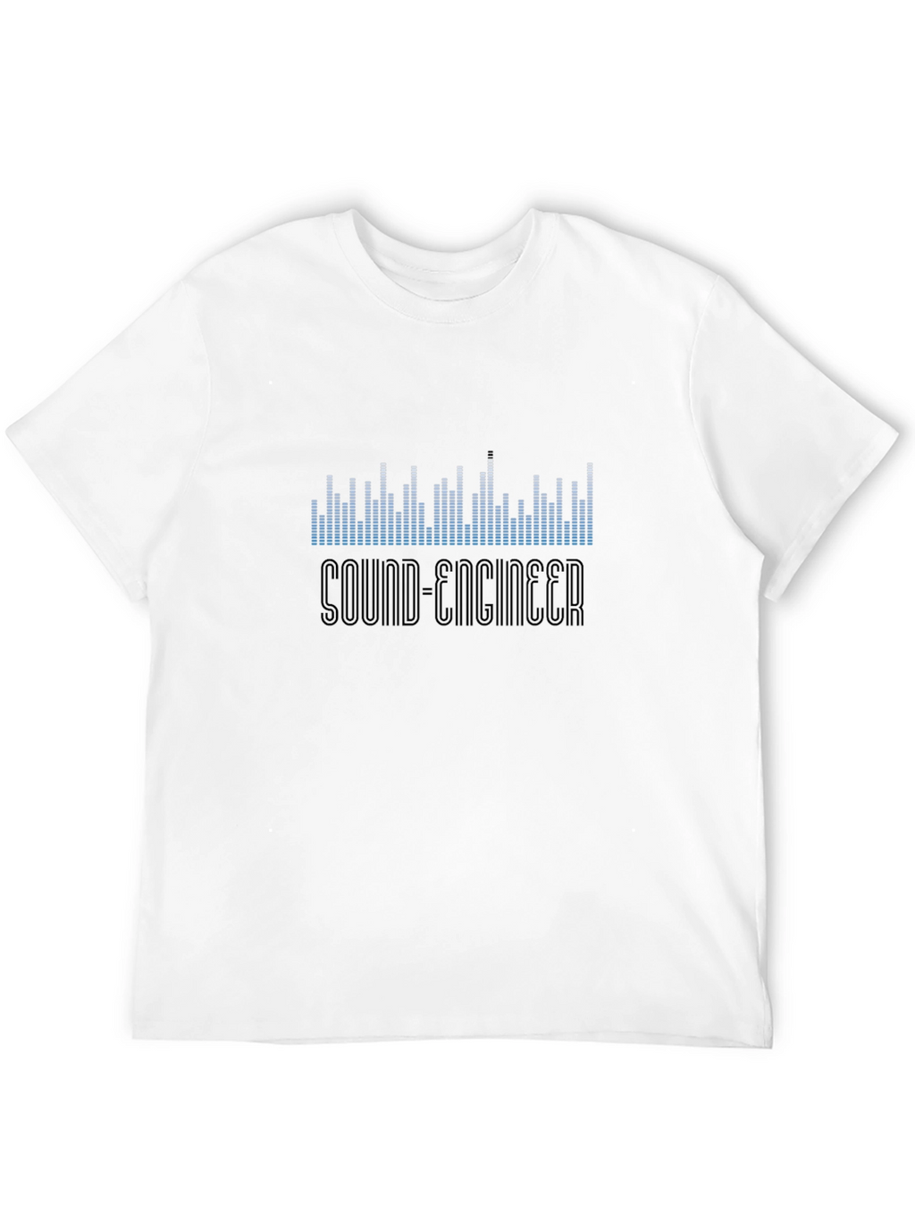 Sound Engineer Black Graphic T-Shirt