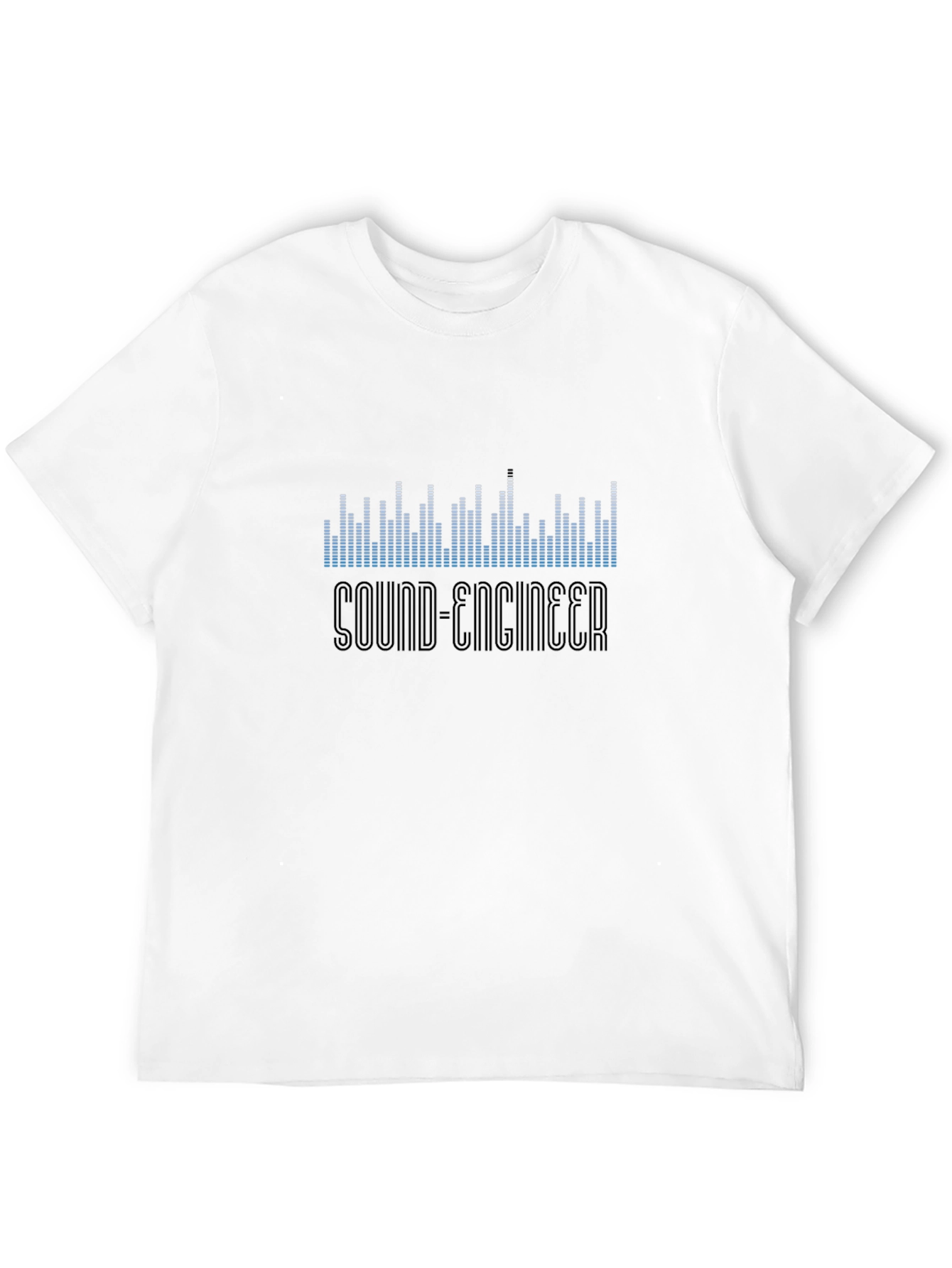 Sound Engineer Black Graphic T-Shirt
