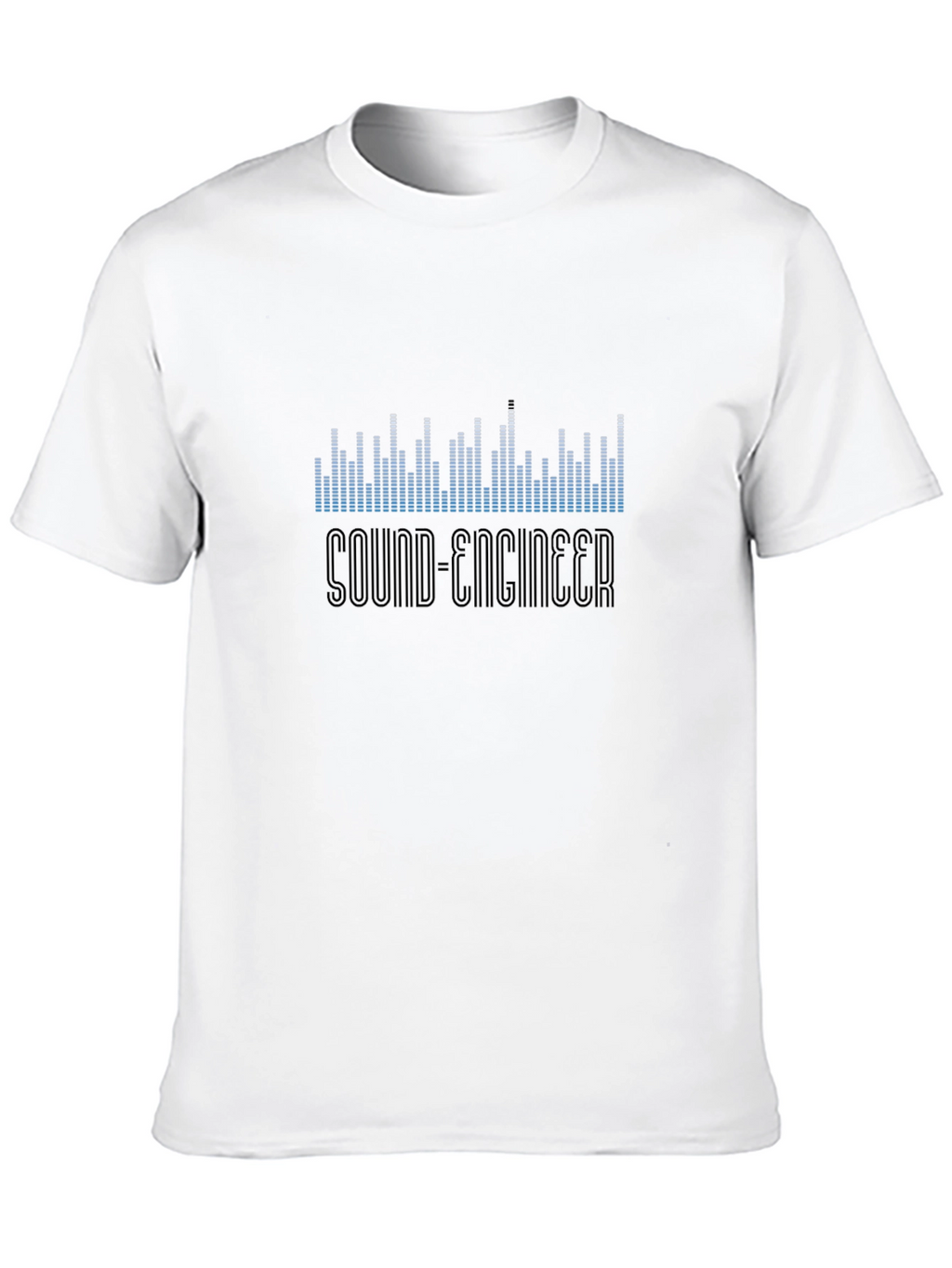 Sound Engineer Black Graphic T-Shirt