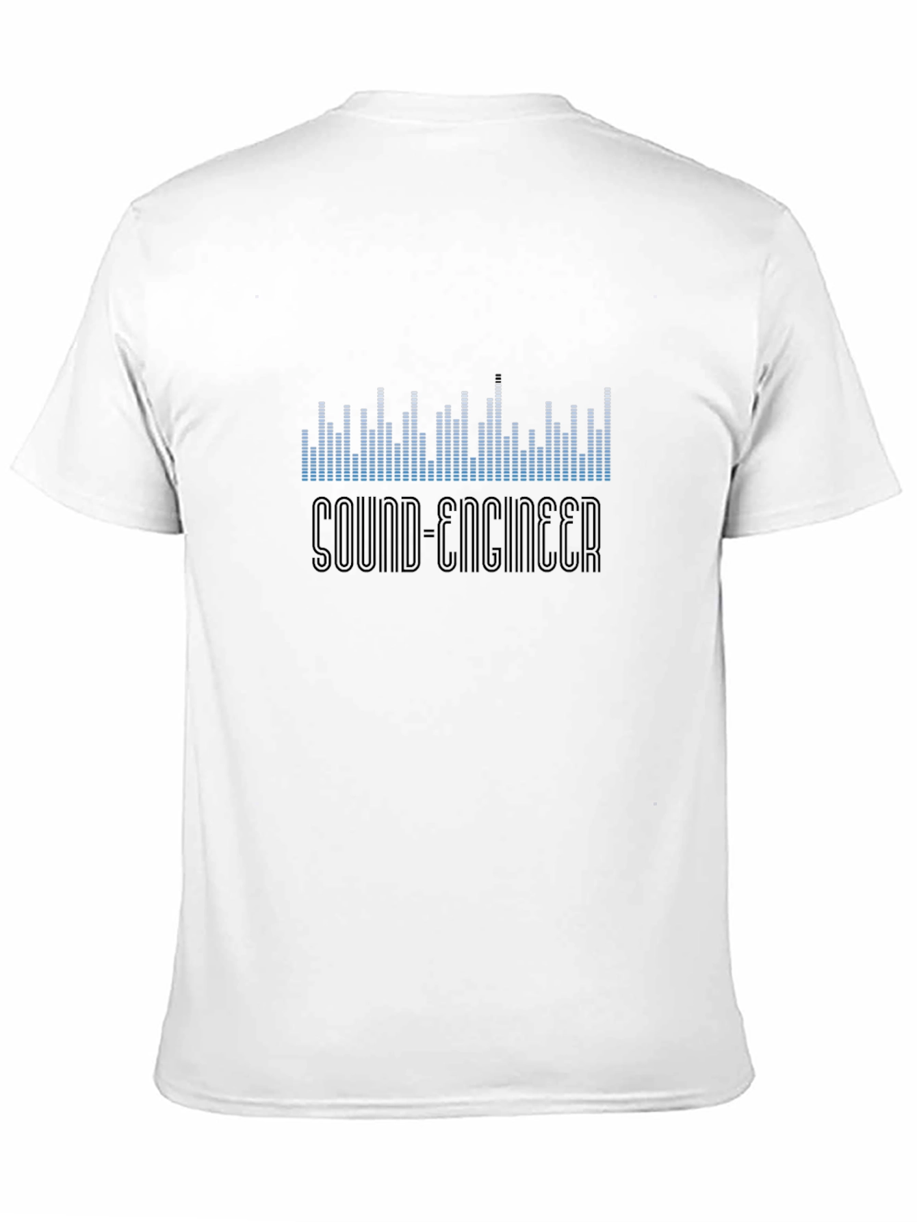 Sound Engineer Black Graphic T-Shirt