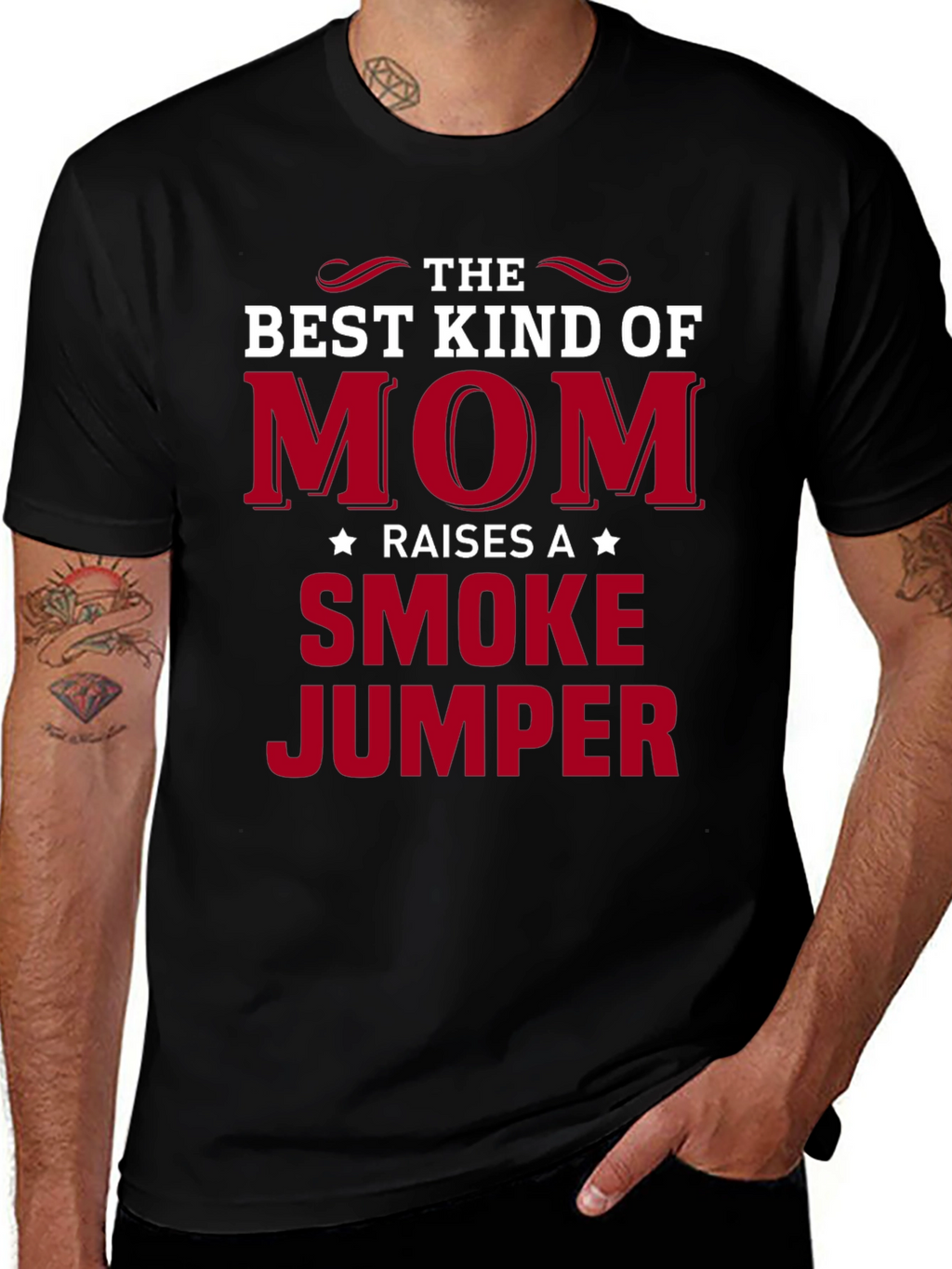 Best Kind of Mom Raises a Smoke Jumper T-Shirt