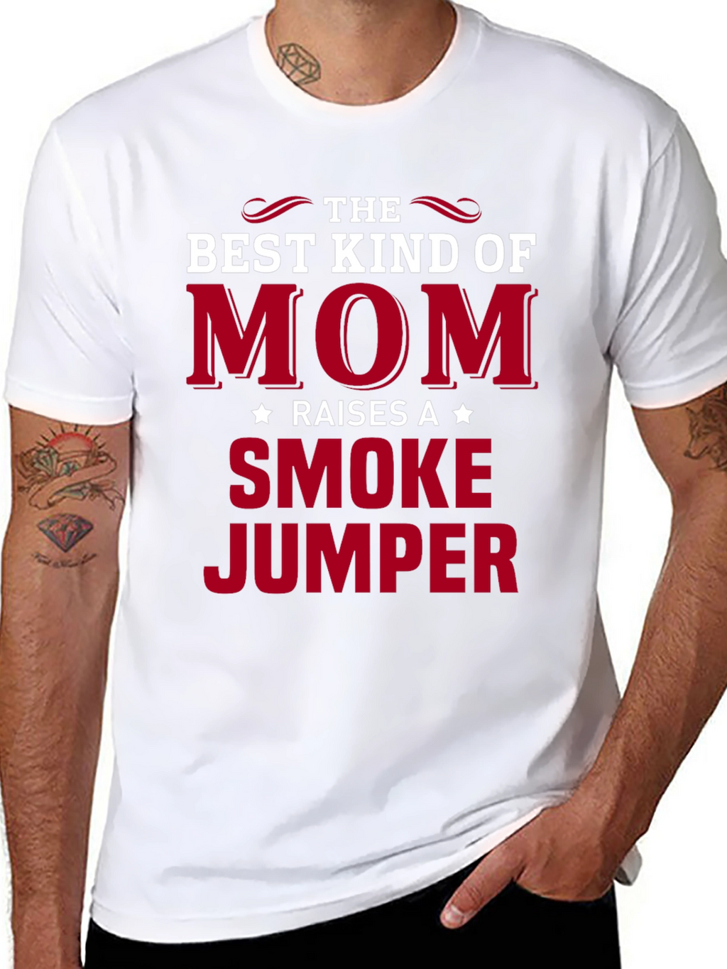 Best Kind of Mom Raises a Smoke Jumper T-Shirt
