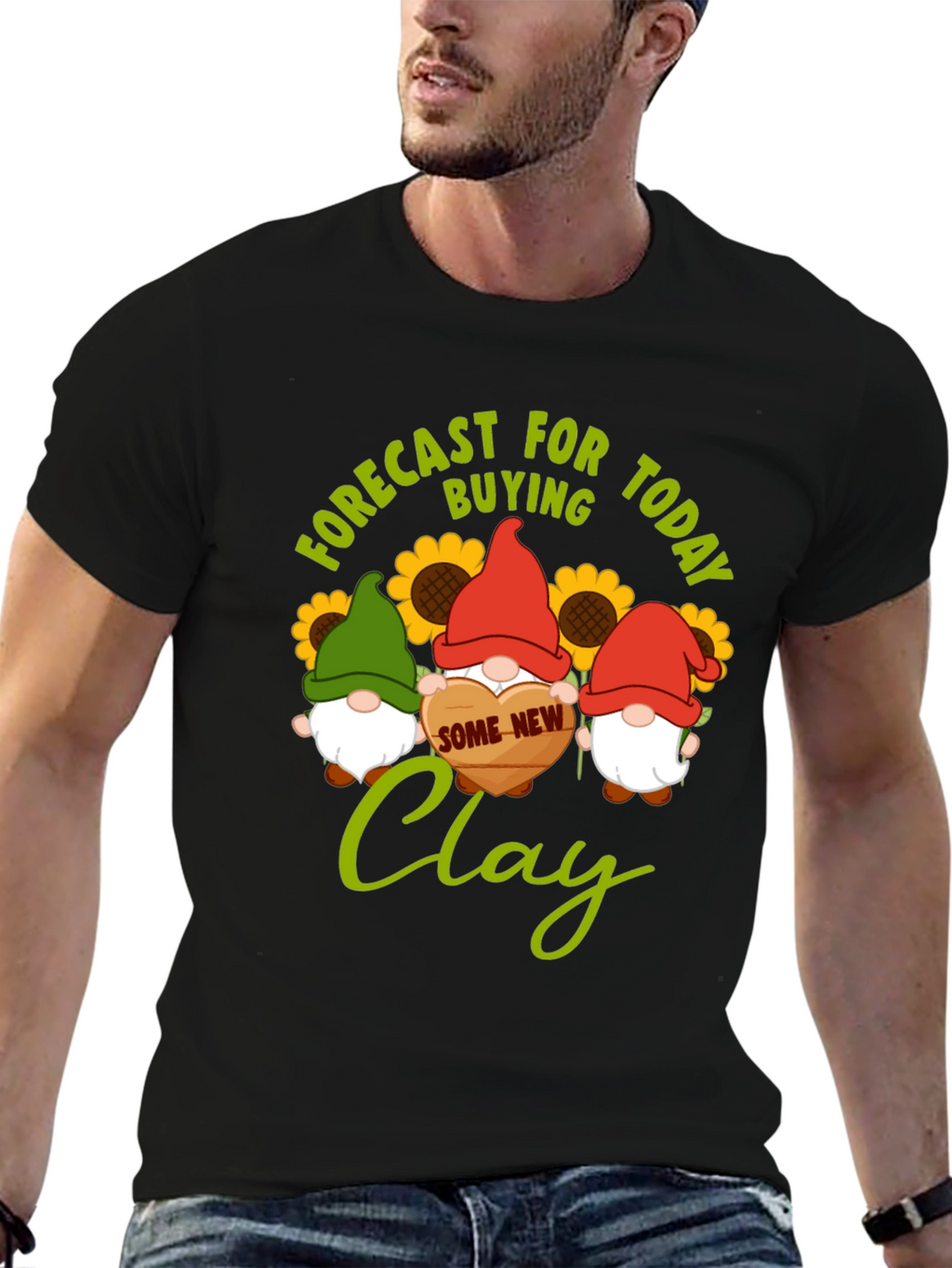 Forecast Buying Clay T-Shirt - Gnome Lovers Gift