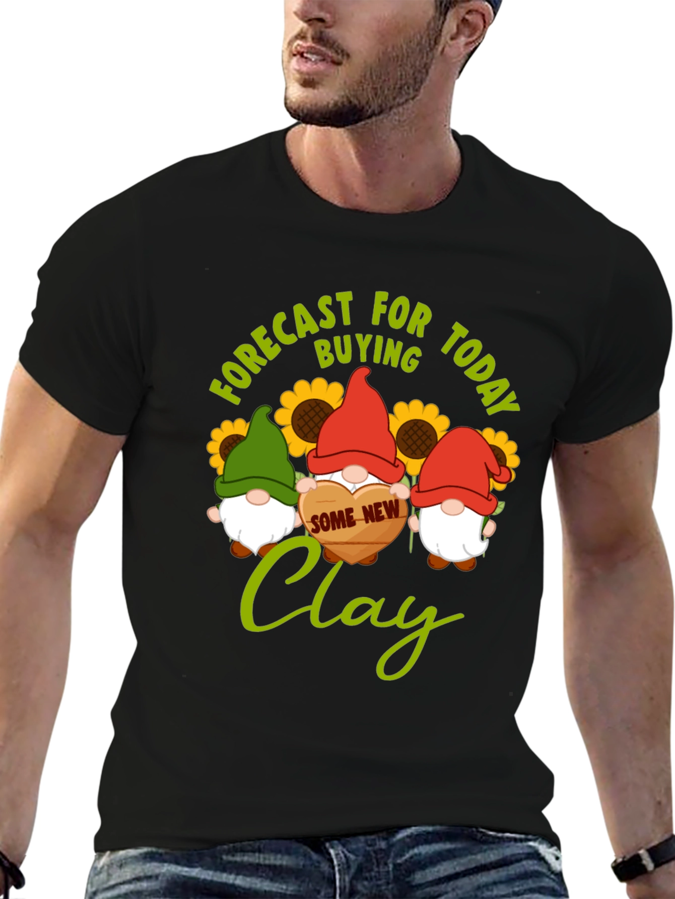 Forecast Buying Clay T-Shirt - Gnome Lovers Gift