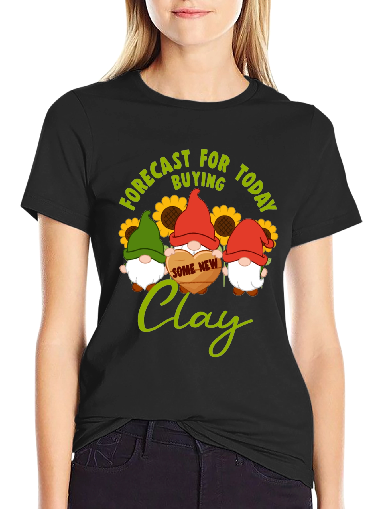 Forecast Buying Clay T-Shirt - Gnome Lovers Gift