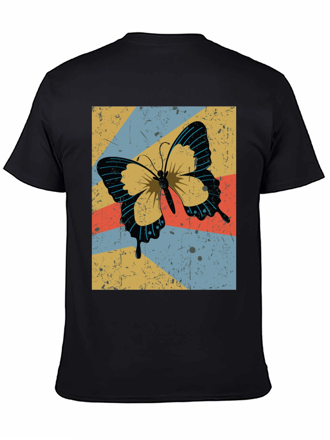 Retro Butterfly Graphic Tee - Stylish Comfort