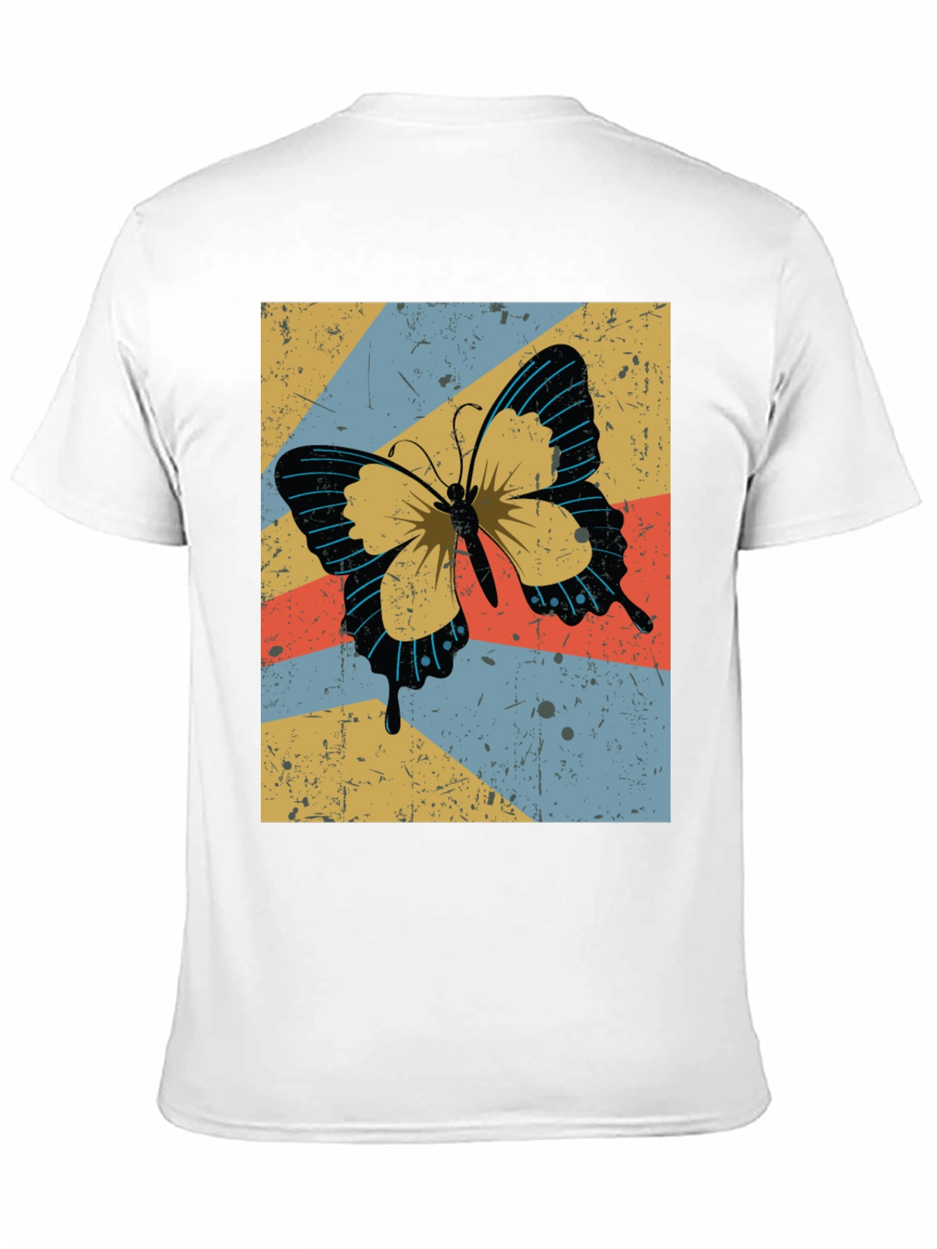 Retro Butterfly Graphic Tee - Stylish Comfort
