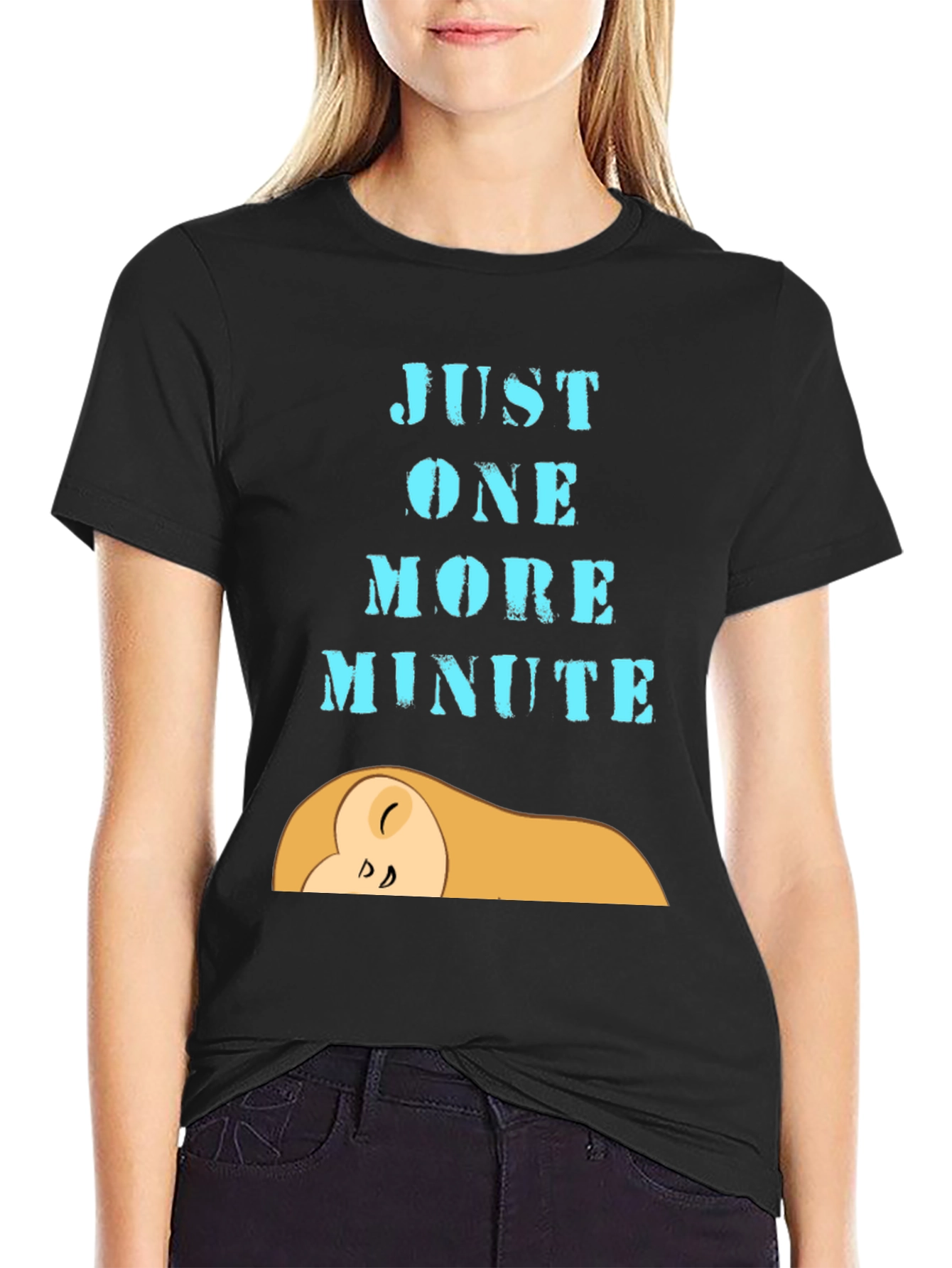 Just One More Minute Graphic Tee - Soft Cotton Comfort