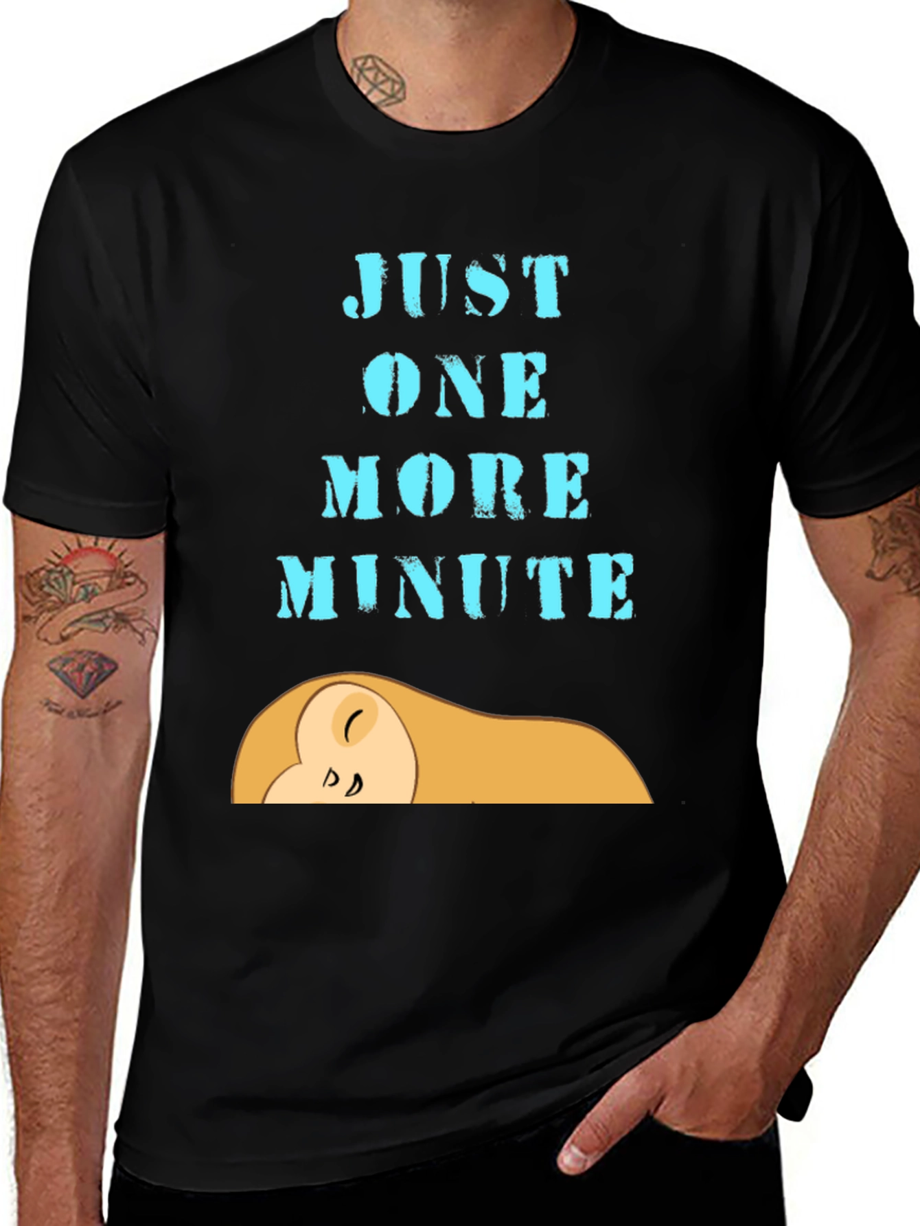 Just One More Minute Graphic Tee - Soft Cotton Comfort