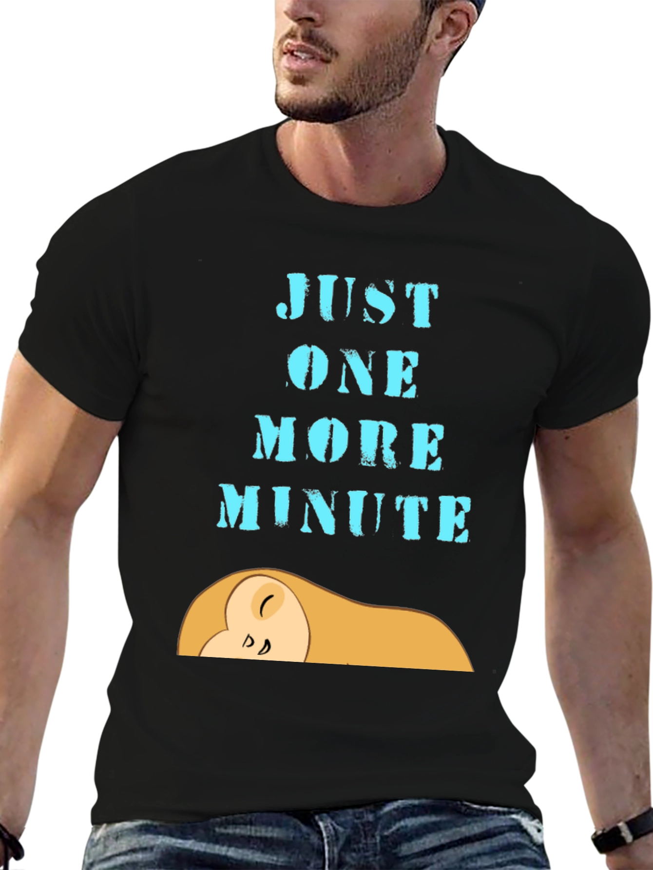 Just One More Minute Graphic Tee - Soft Cotton Comfort