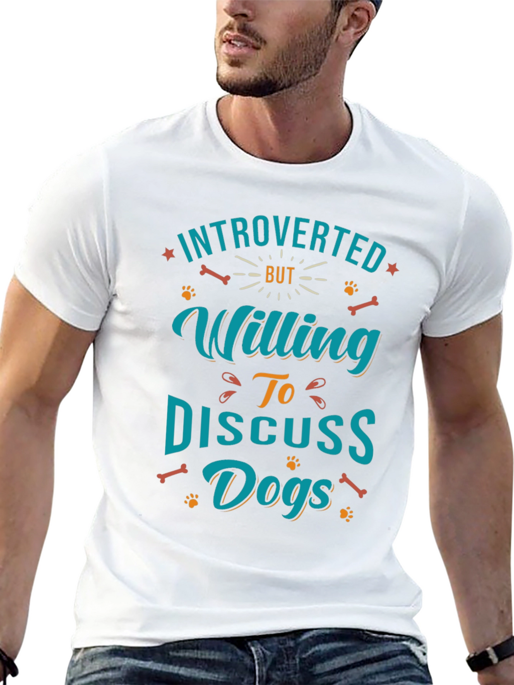 Introverted Dog Lover Graphic Tee