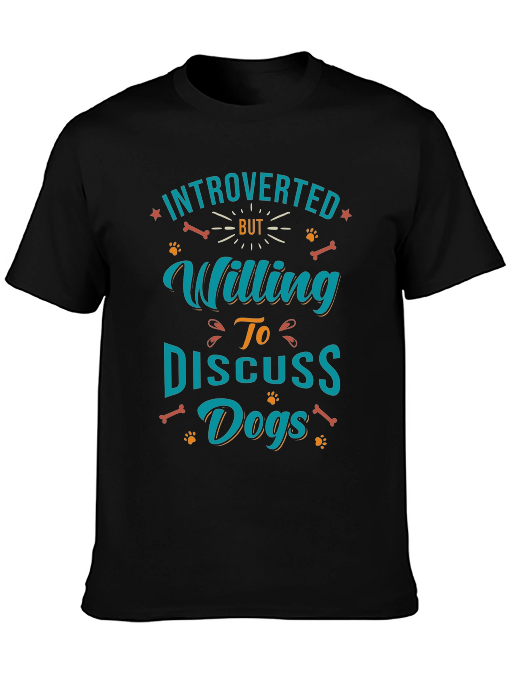 Introverted Dog Lover Graphic Tee