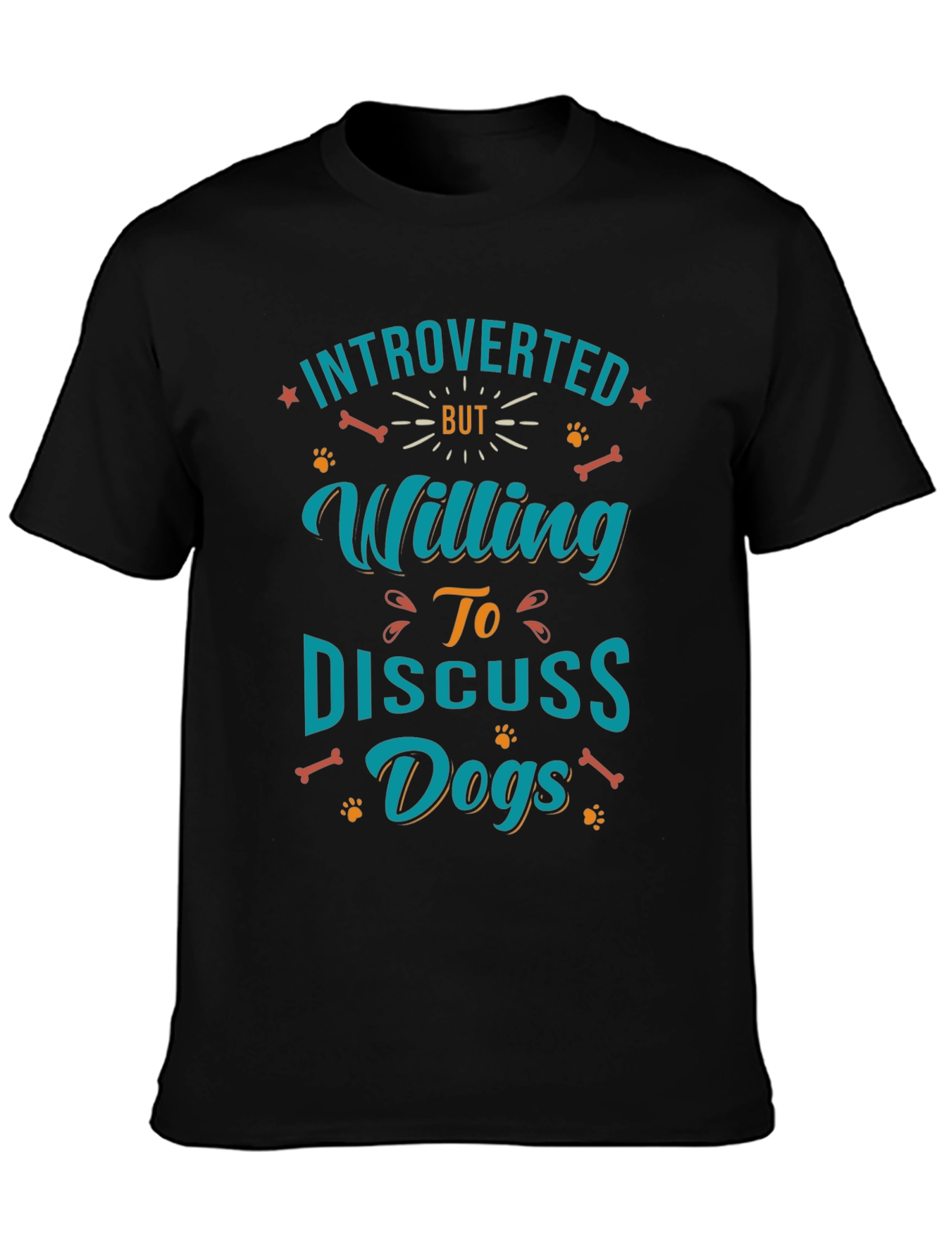 Introverted Dog Lover Graphic Tee