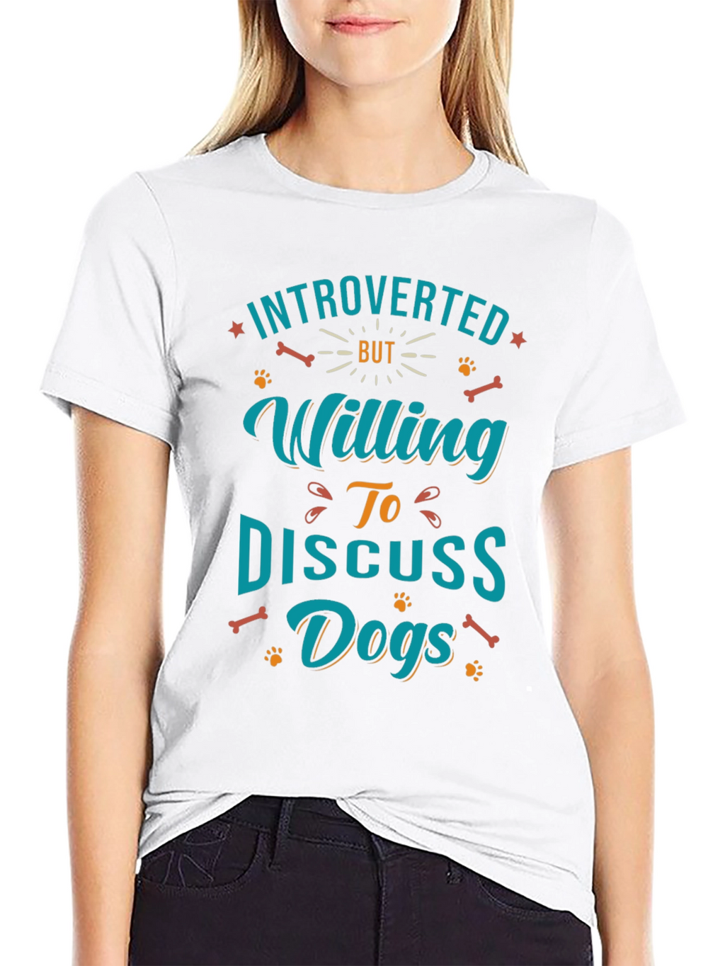 Introverted Dog Lover Graphic Tee