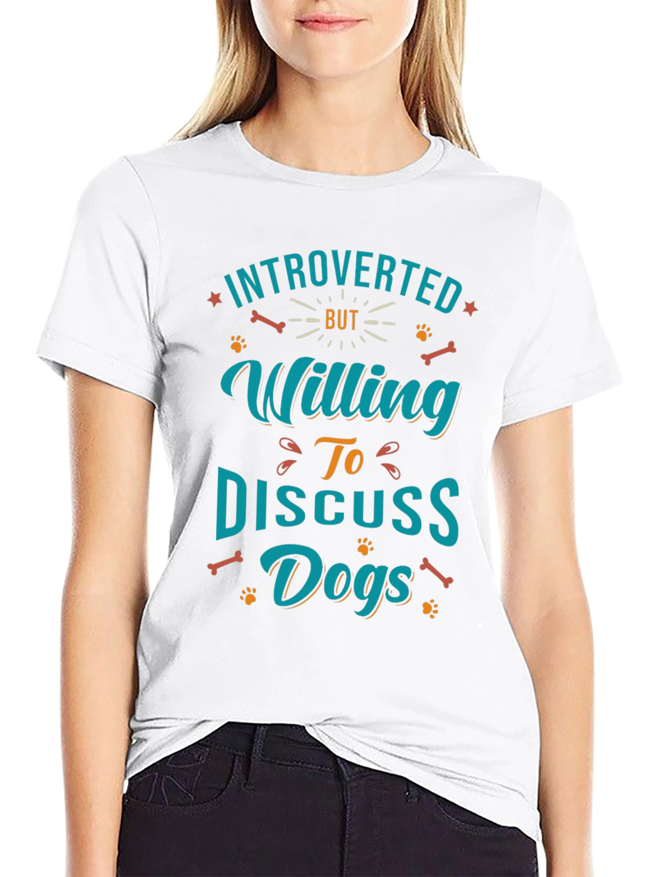 Introverted Dog Lover Graphic Tee