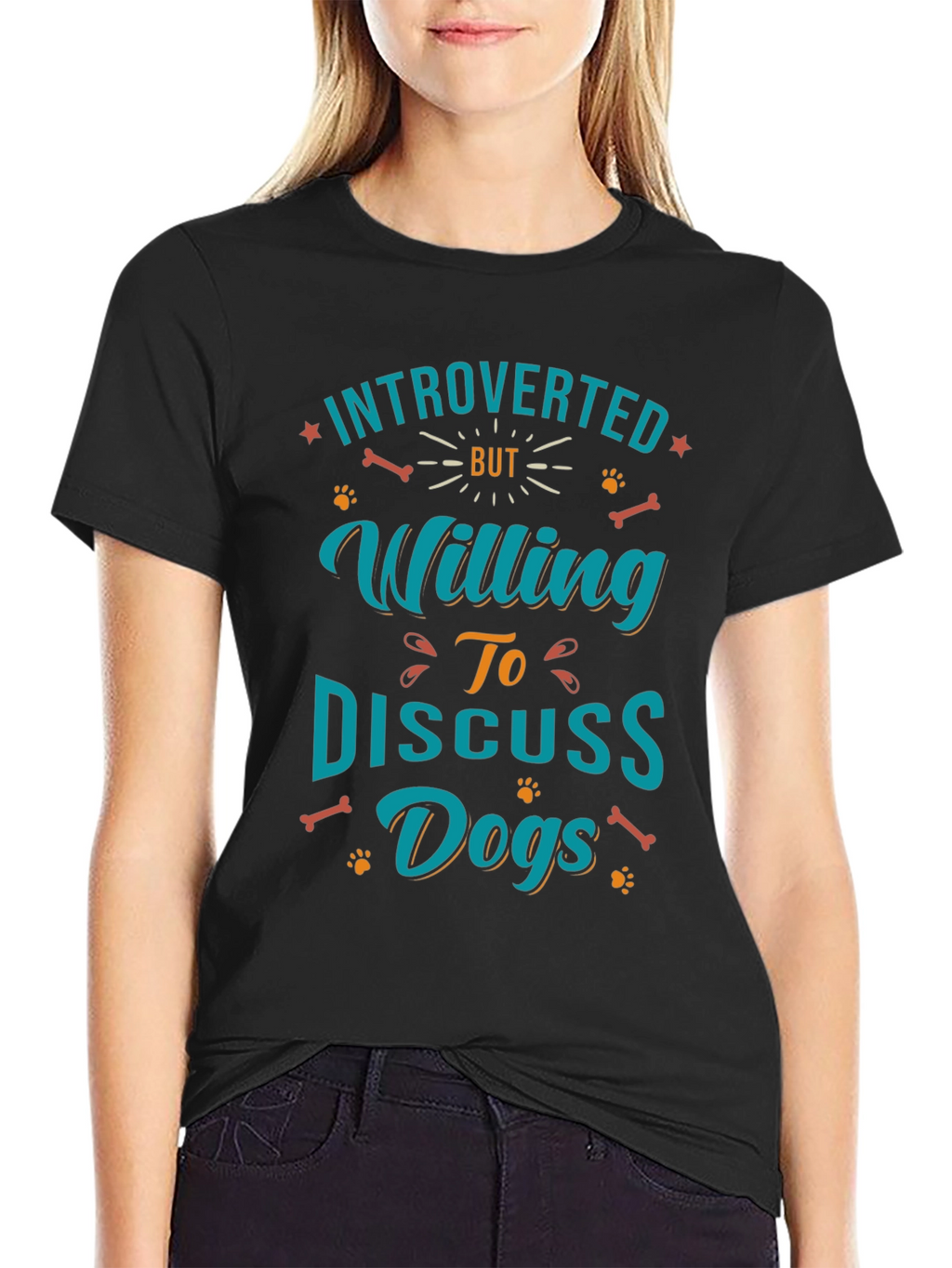 Introverted Dog Lover Graphic Tee