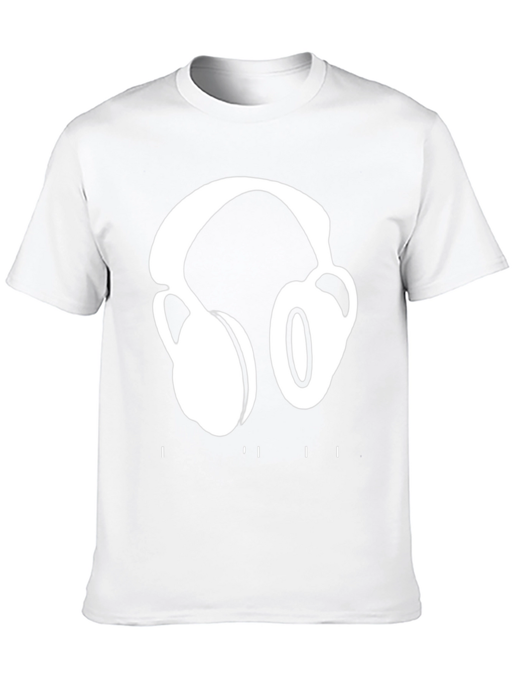 Headphones Graphic T-Shirt - Black