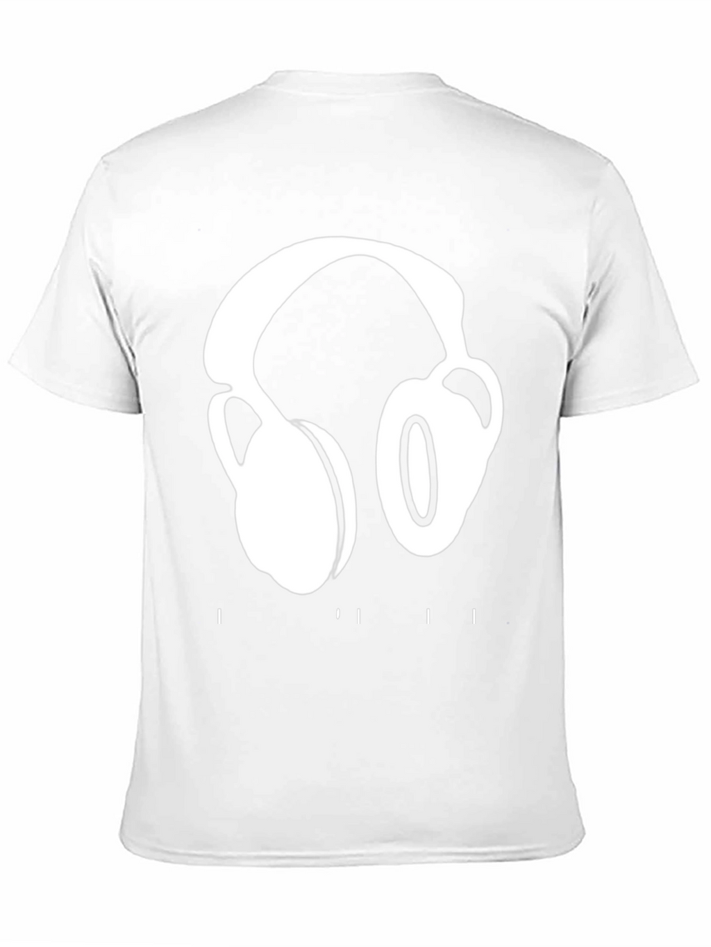 Headphones Graphic T-Shirt - Black