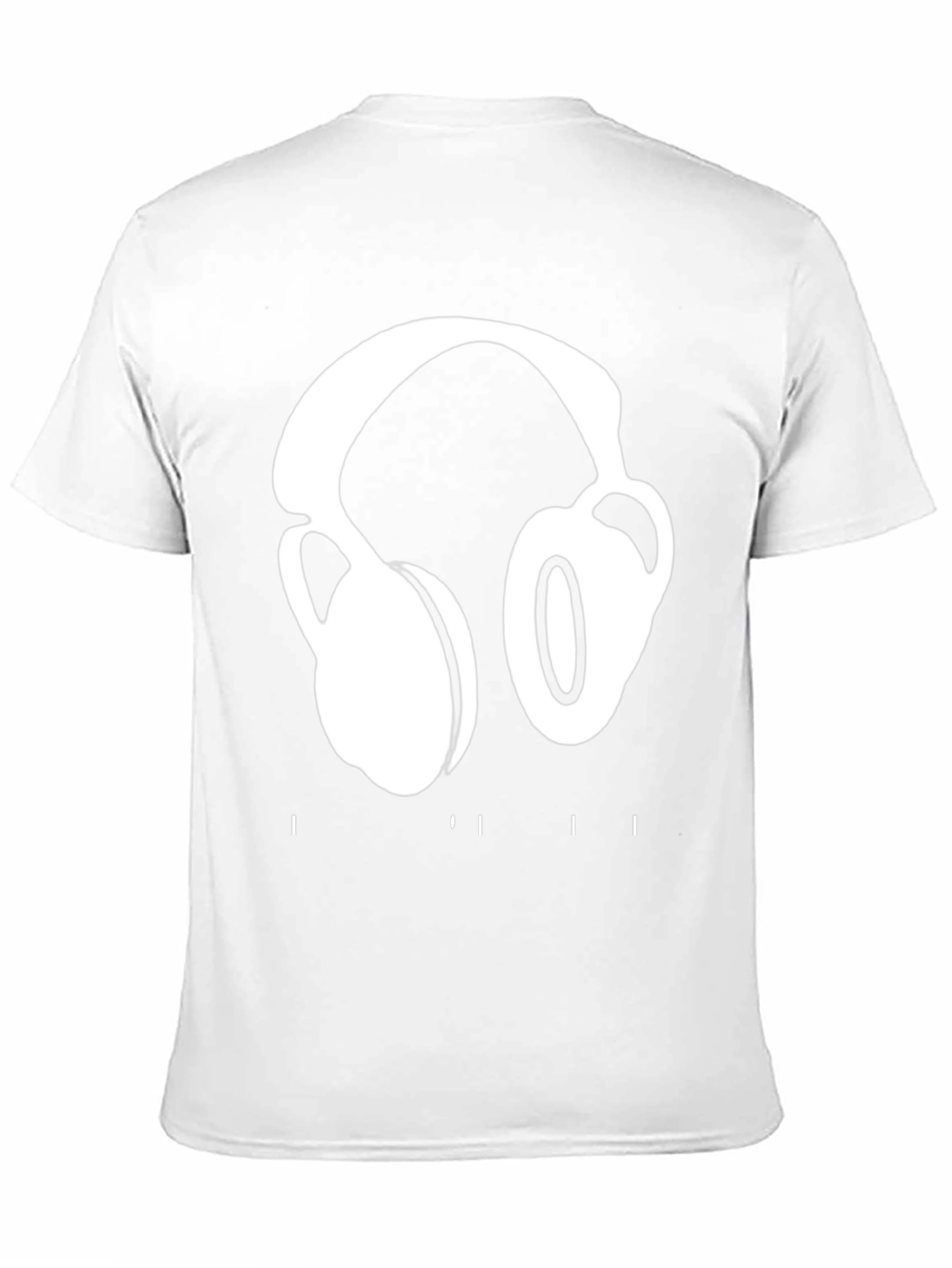 Headphones Graphic T-Shirt - Black