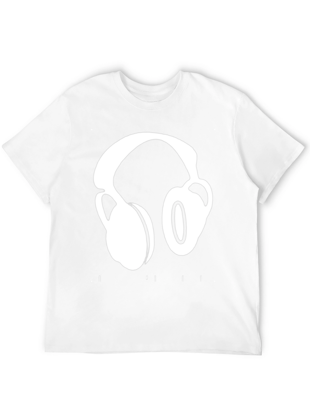 Headphones Graphic T-Shirt - Black
