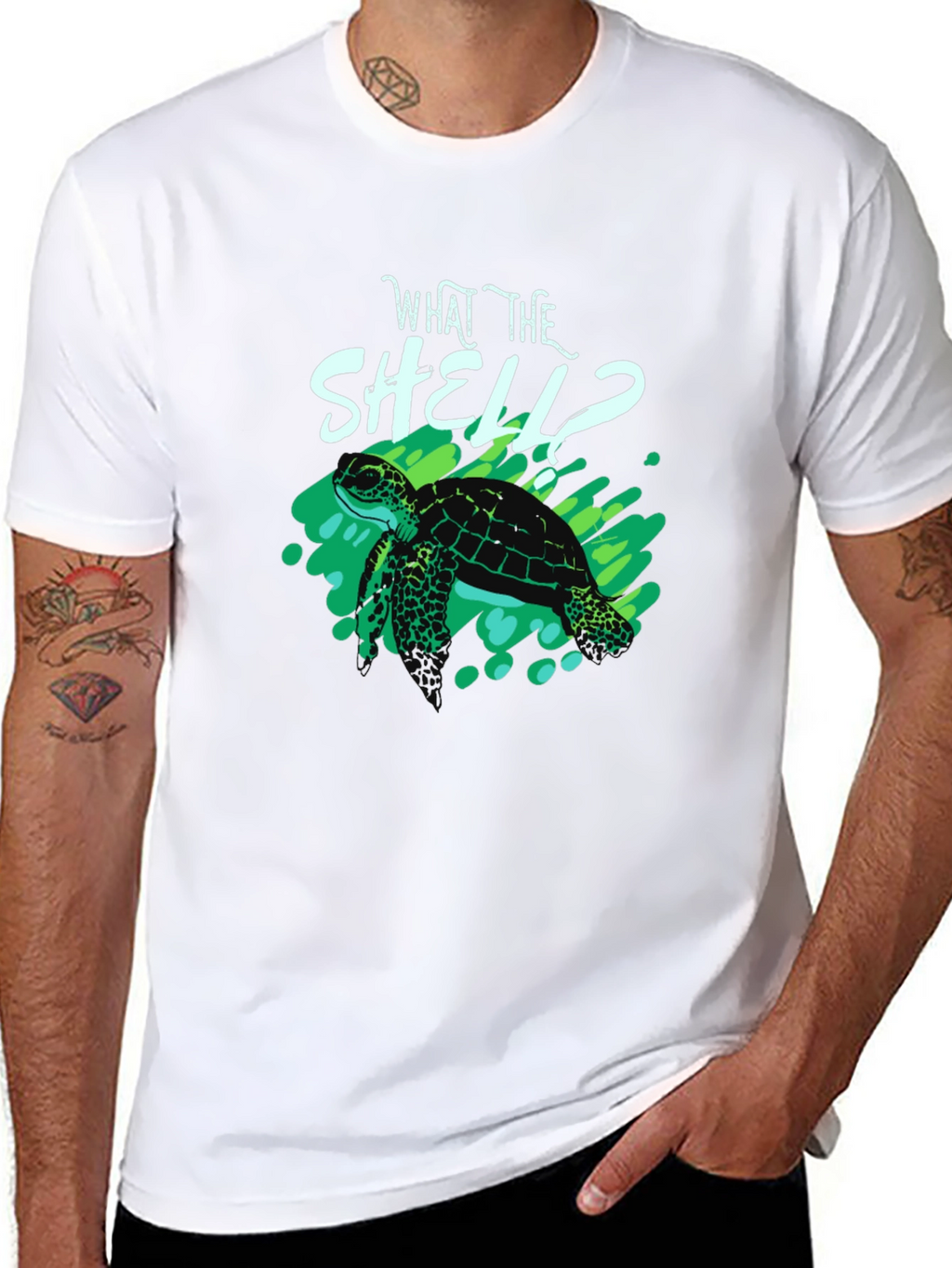 What the Shell Turtle Graphic T-Shirt