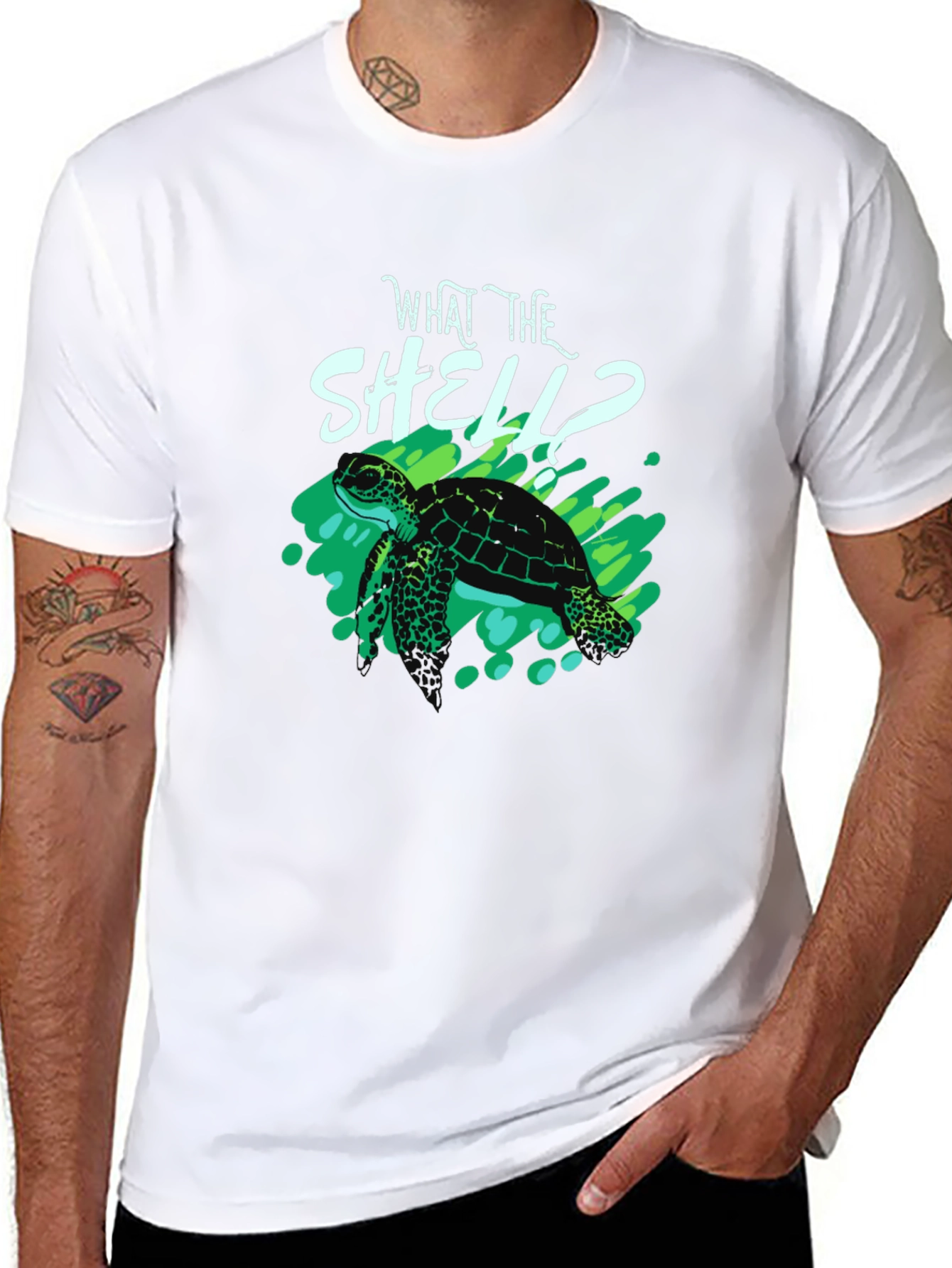 What the Shell Turtle Graphic T-Shirt