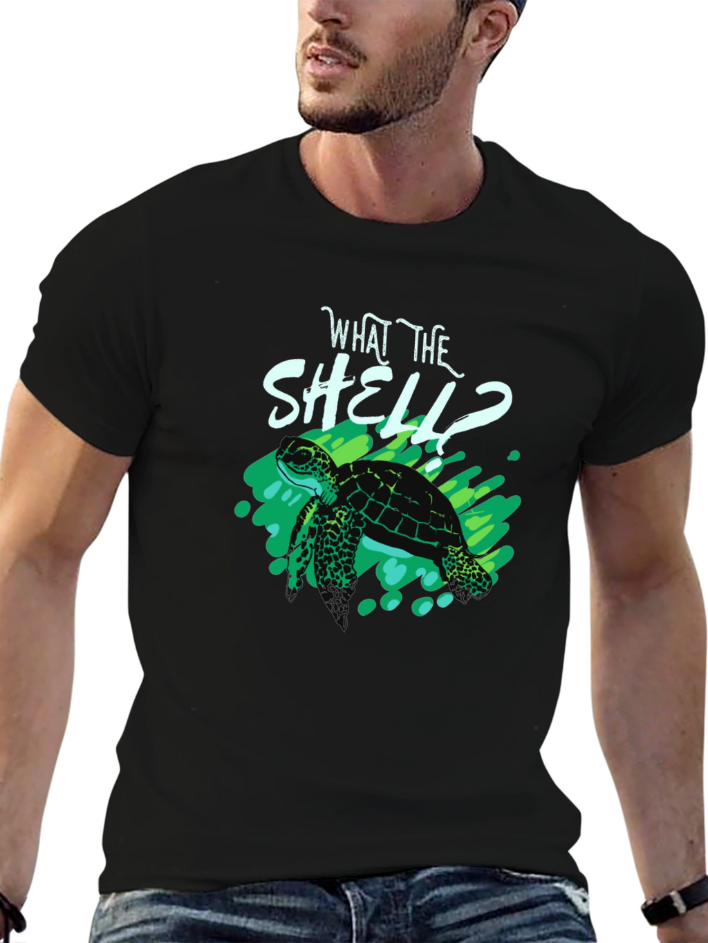 What the Shell Turtle Graphic T-Shirt