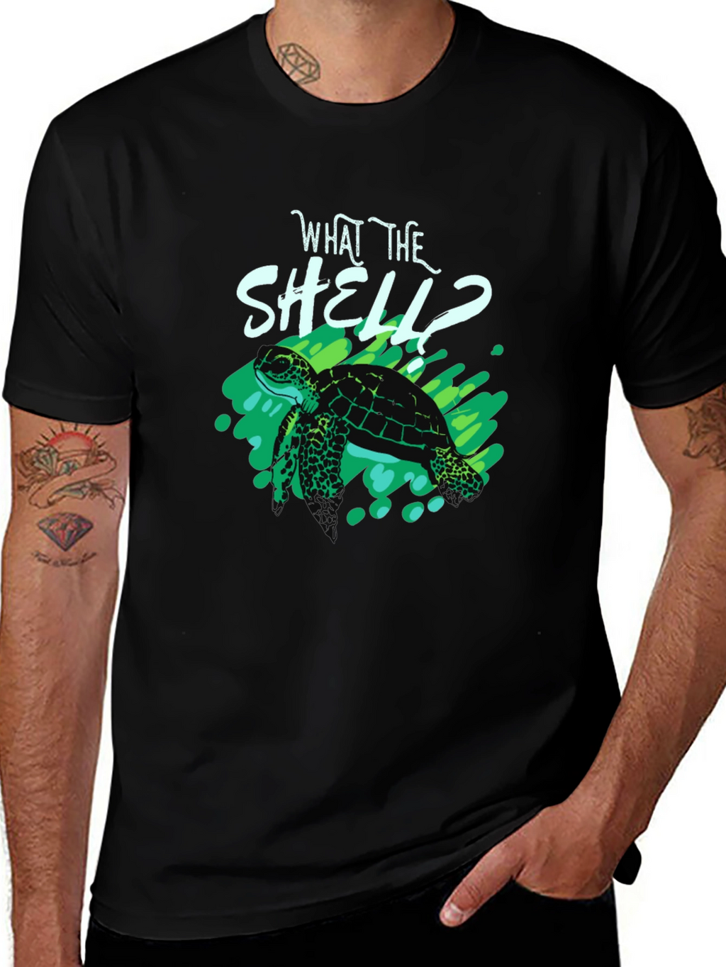 What the Shell Turtle Graphic T-Shirt