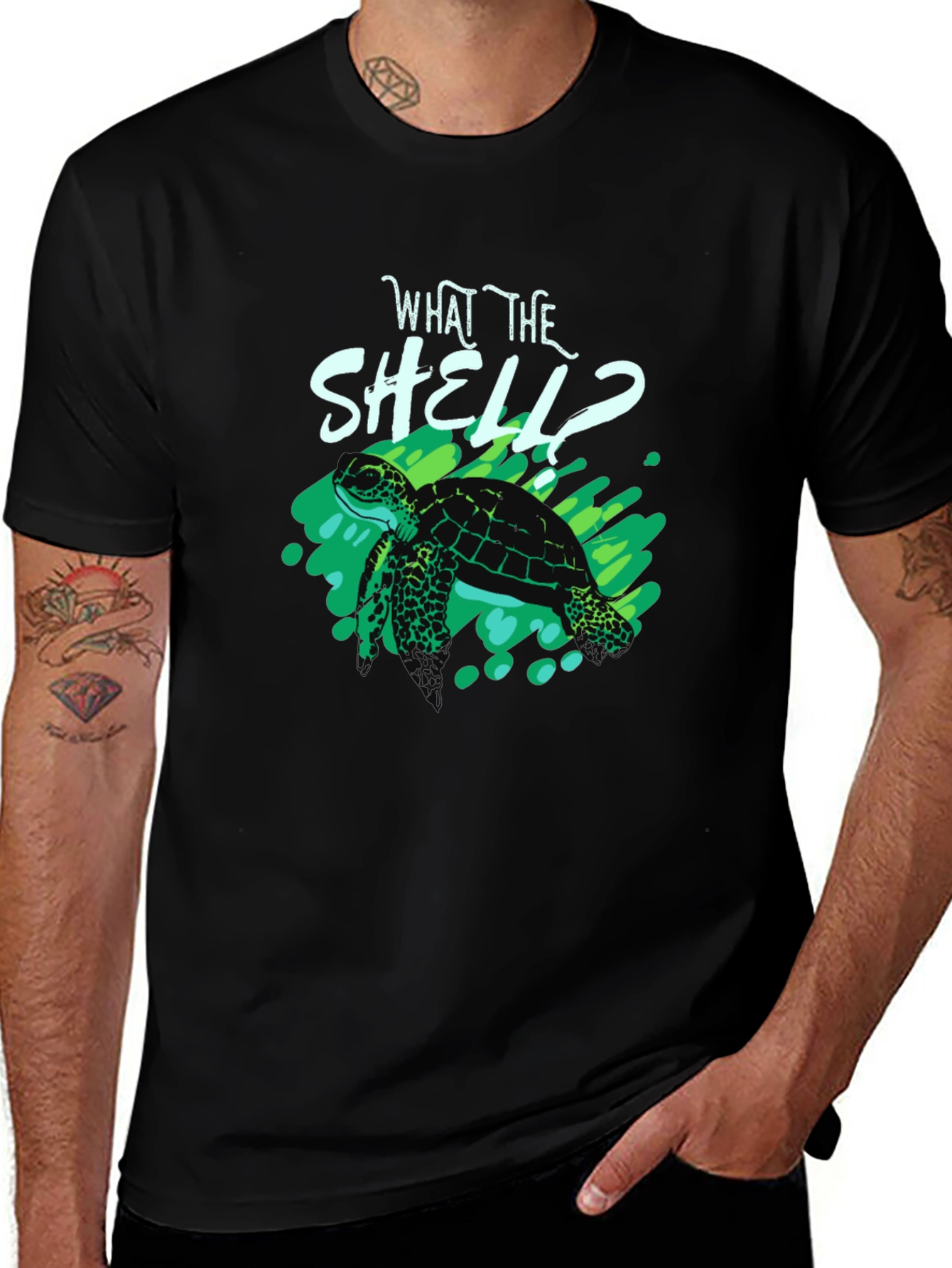 What the Shell Turtle Graphic T-Shirt