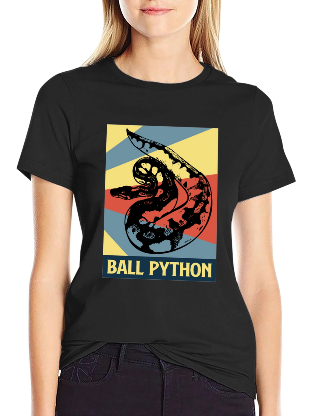 Ball Python Graphic T-Shirt Snake Lover Tee