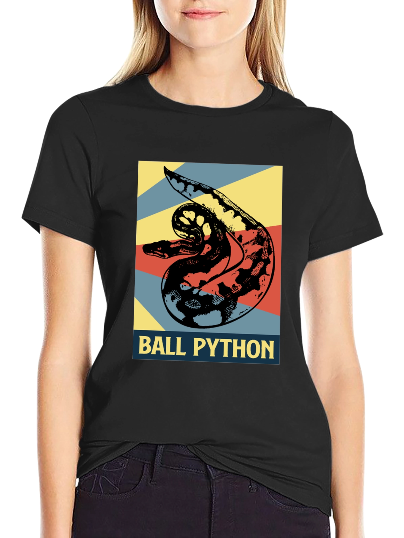 Ball Python Graphic T-Shirt Snake Lover Tee