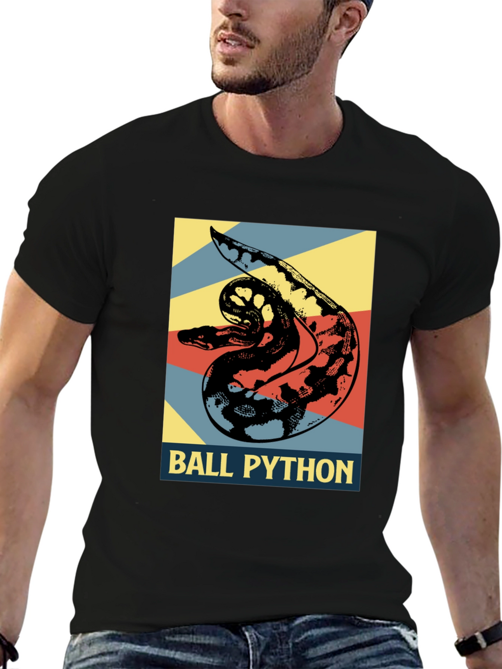Ball Python Graphic T-Shirt Snake Lover Tee