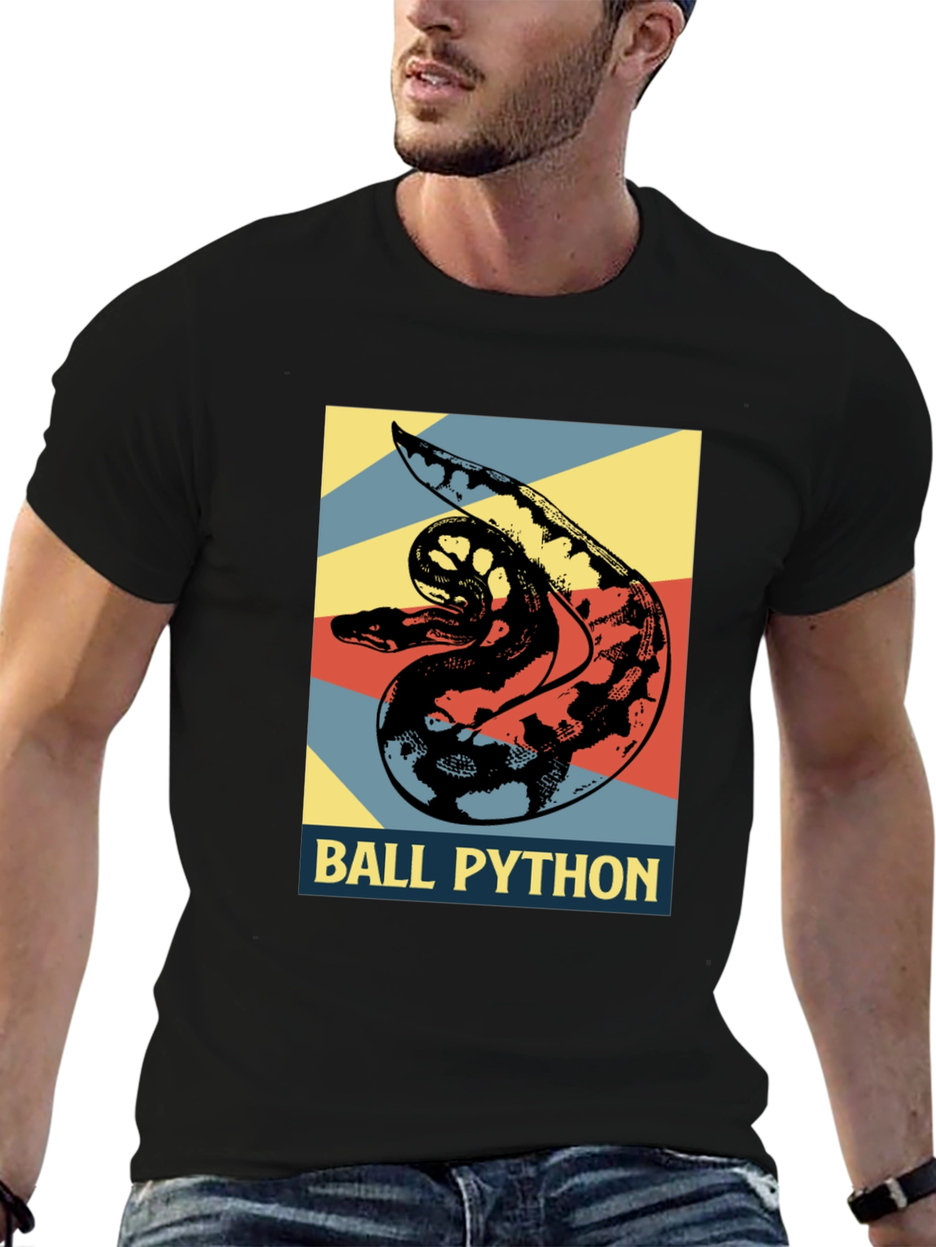 Ball Python Graphic T-Shirt Snake Lover Tee