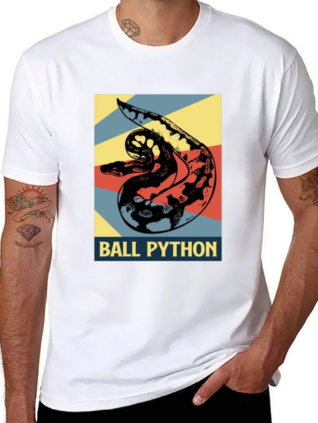 Ball Python Graphic T-Shirt Snake Lover Tee