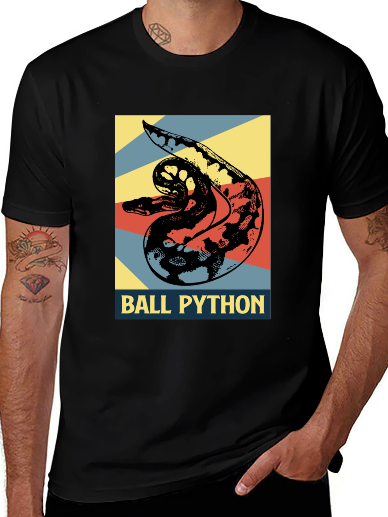 Ball Python Graphic T-Shirt Snake Lover Tee