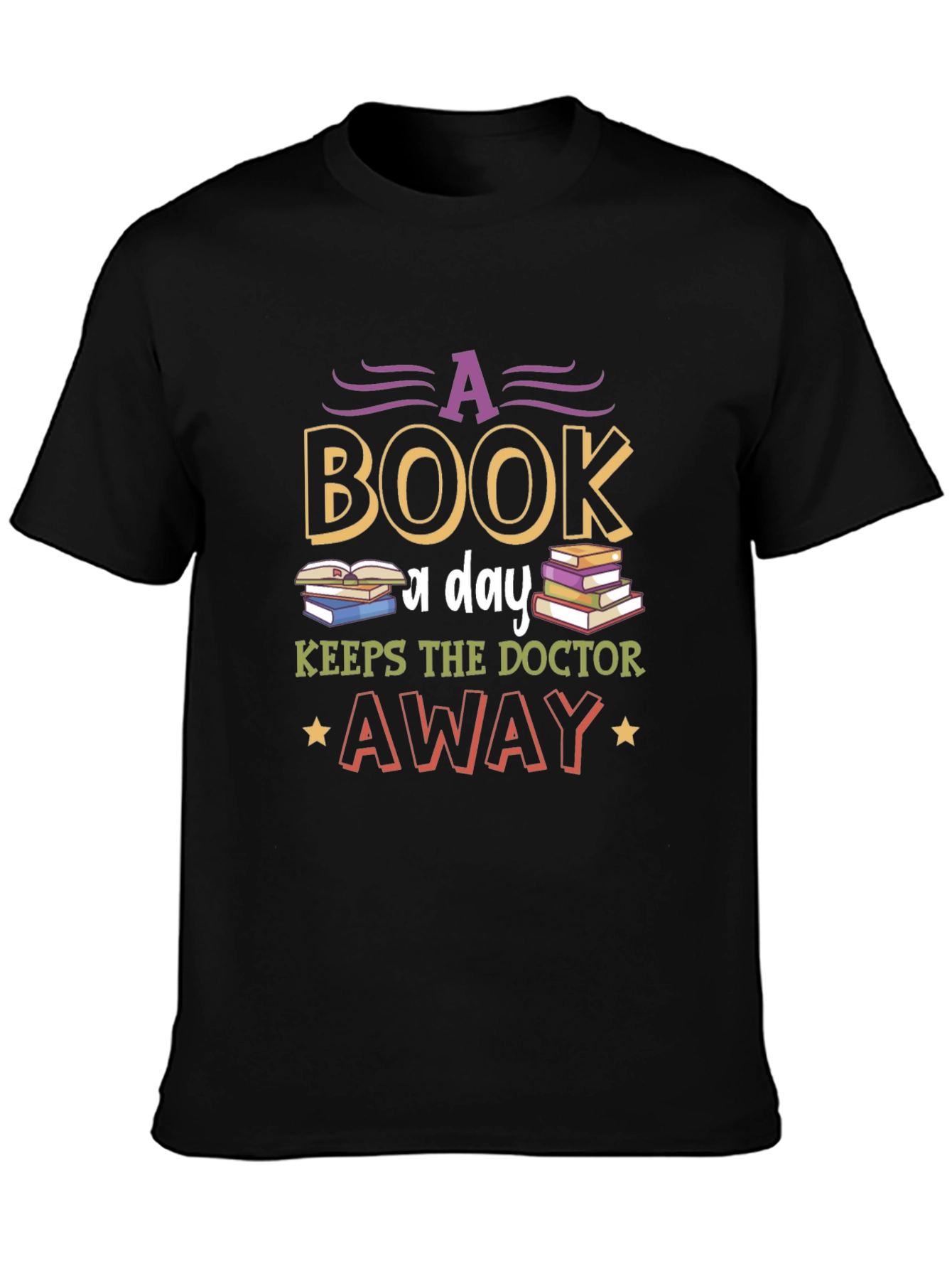 Book Lover T-Shirt: Keeps the Doctor Away