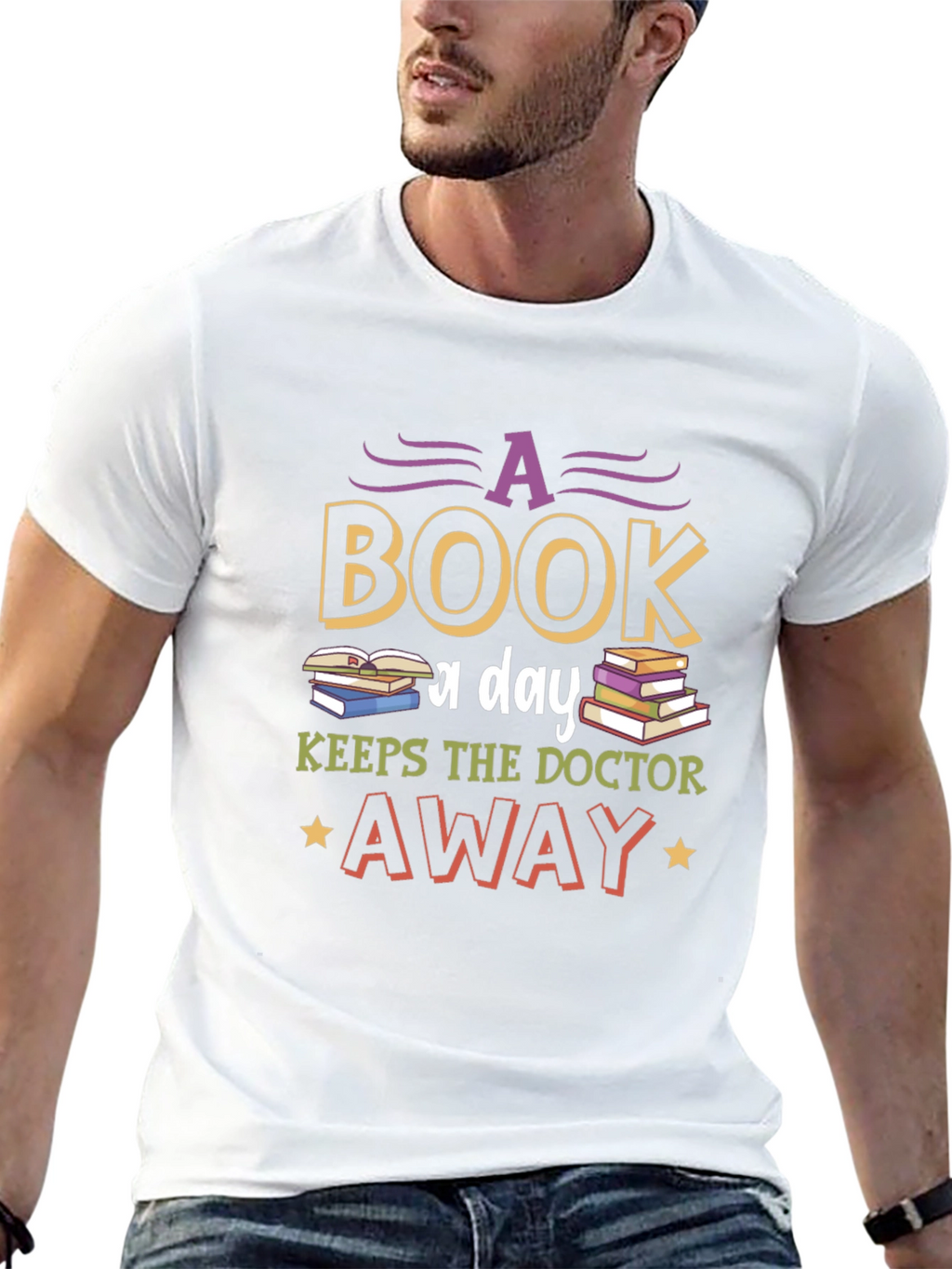 Book Lover T-Shirt: Keeps the Doctor Away
