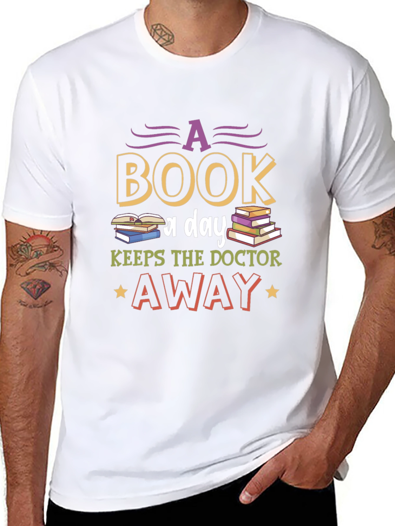 Book Lover T-Shirt: Keeps the Doctor Away