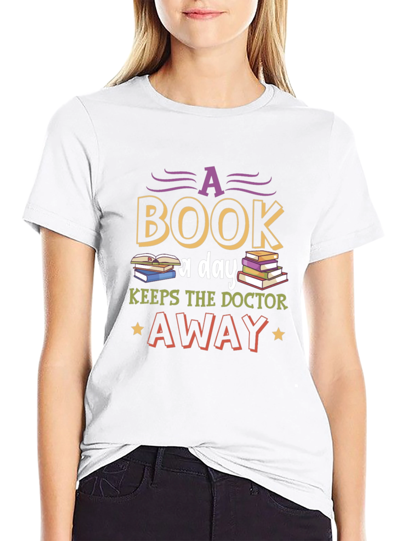 Book Lover T-Shirt: Keeps the Doctor Away