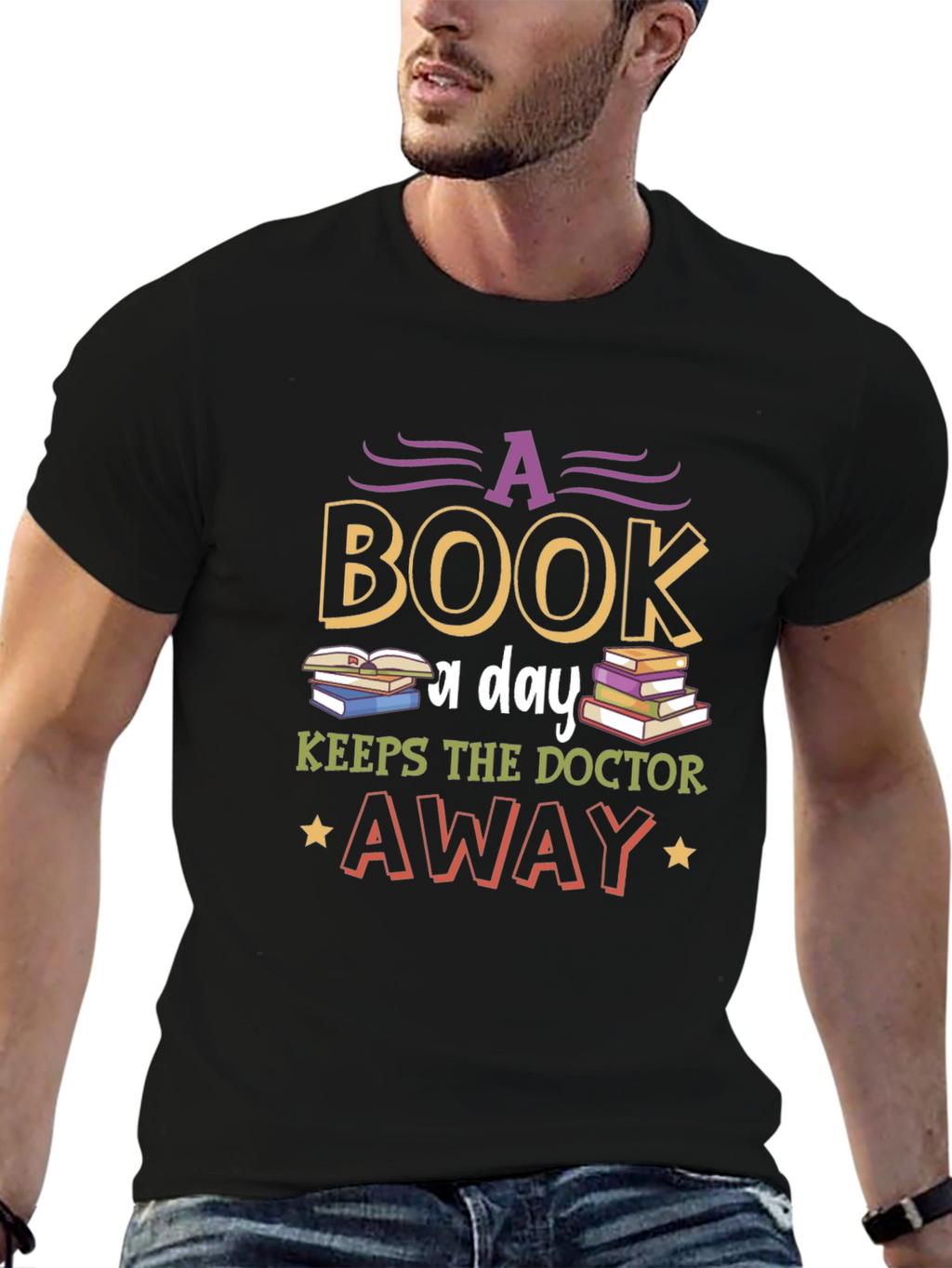 Book Lover T-Shirt: Keeps the Doctor Away