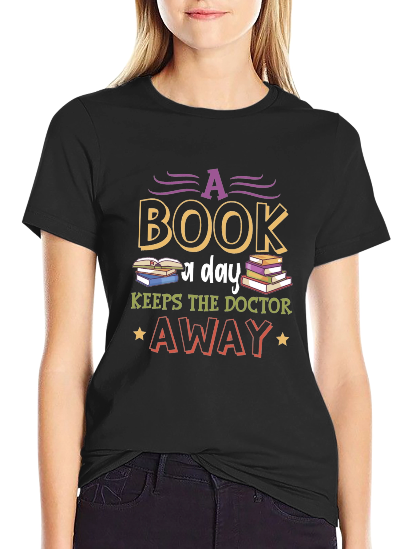 Book Lover T-Shirt: Keeps the Doctor Away