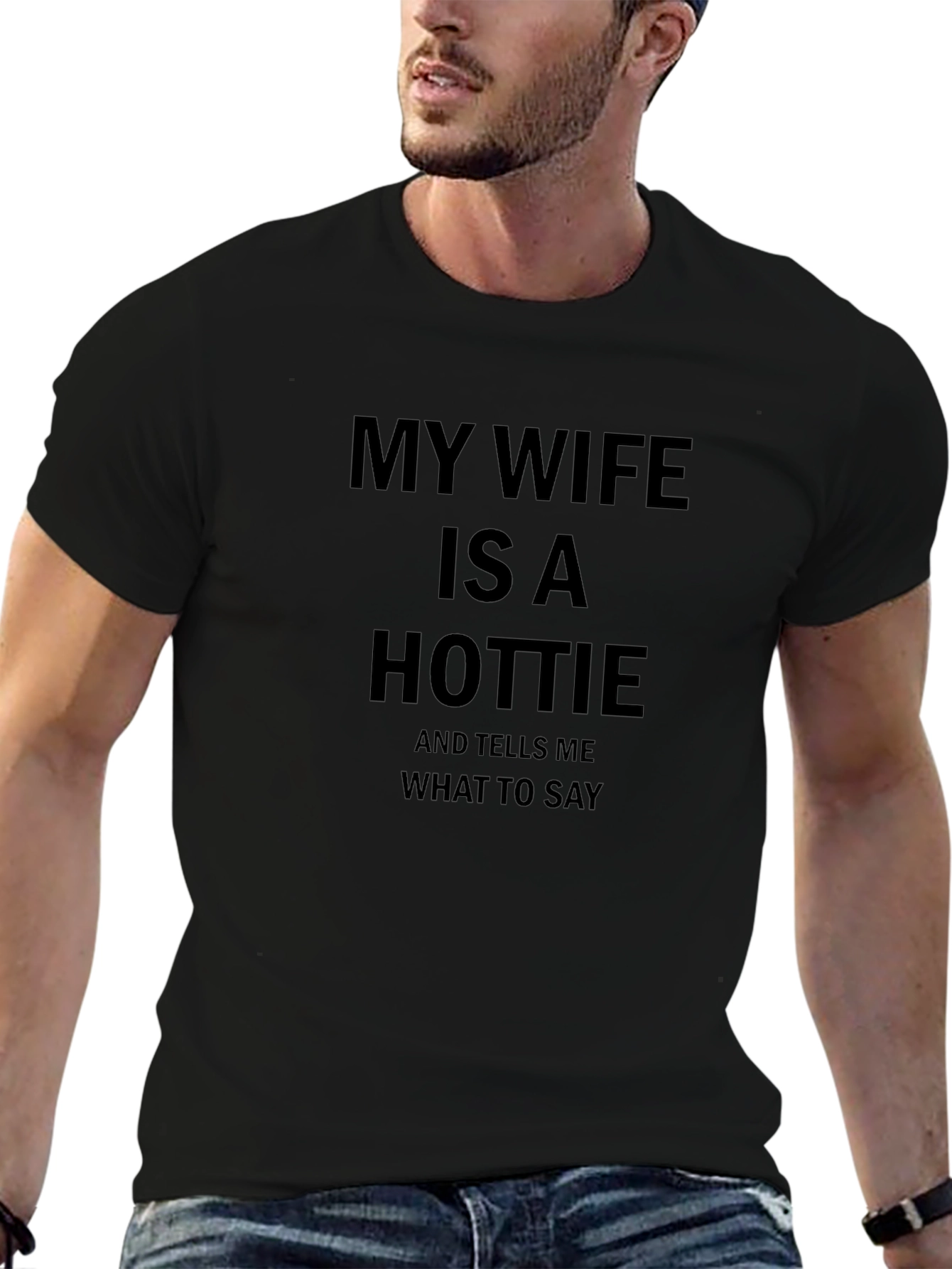 My Wife is a Hottie Funny Mens T-Shirt